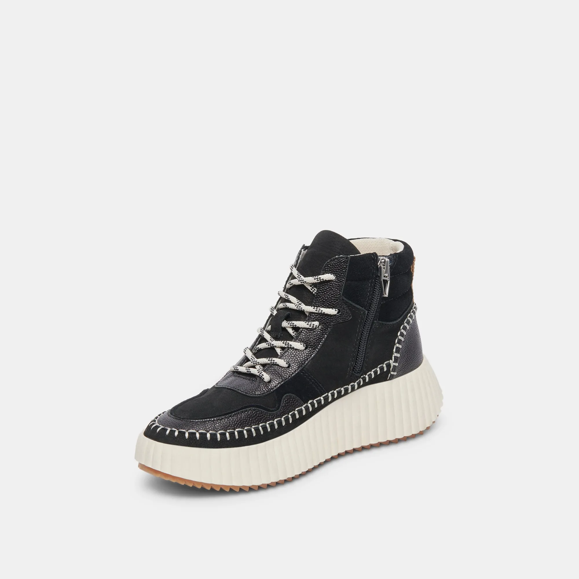 DALEY SNEAKERS NOIR SUÈDE MULTICOLORE