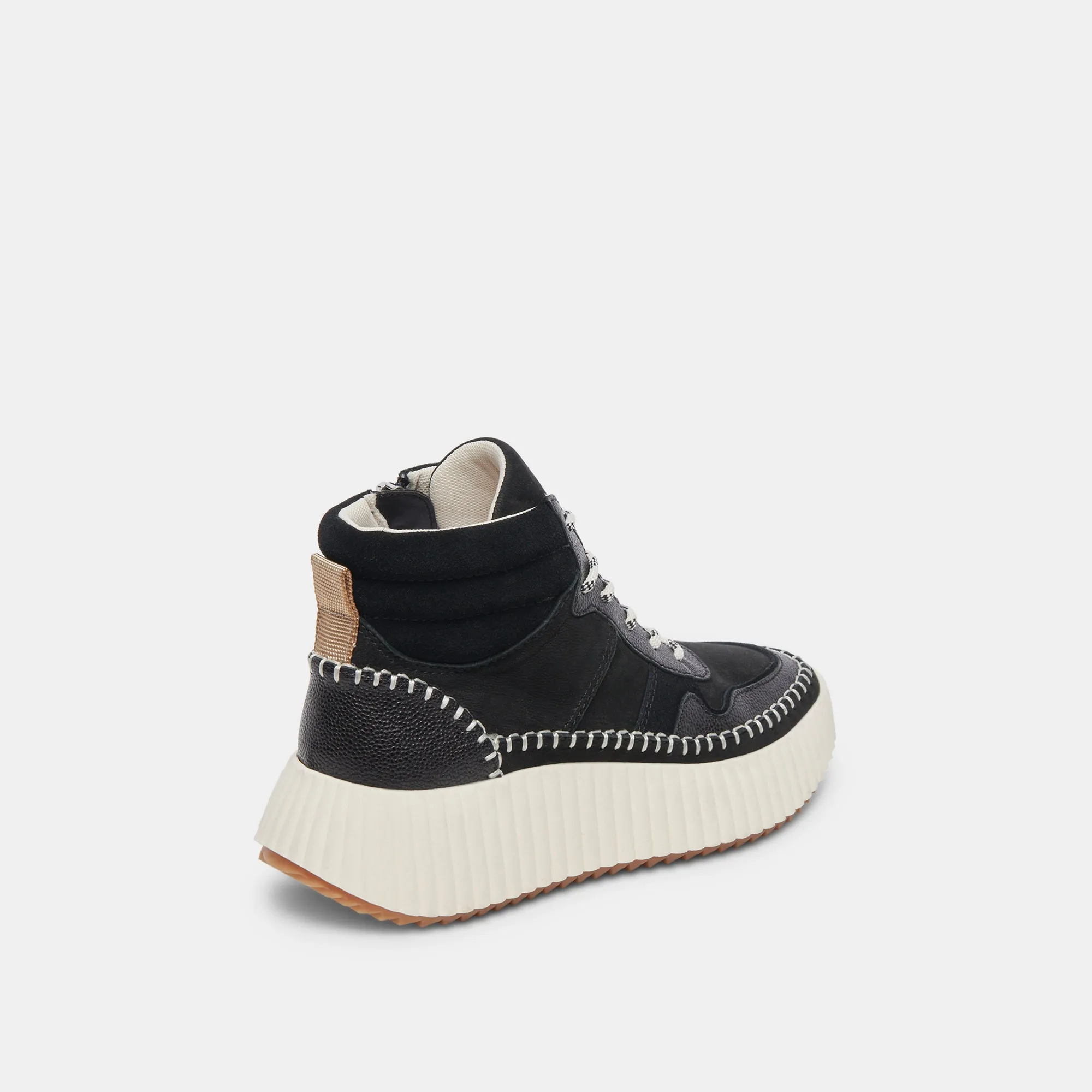 DALEY SNEAKERS NOIR SUÈDE MULTICOLORE