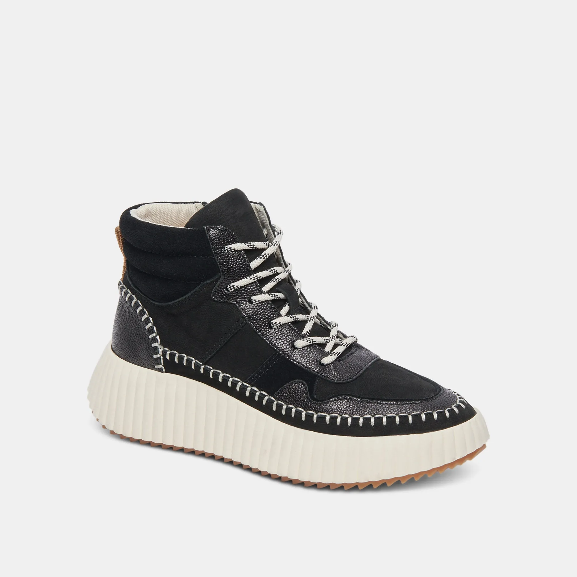 DALEY SNEAKERS NOIR SUÈDE MULTICOLORE