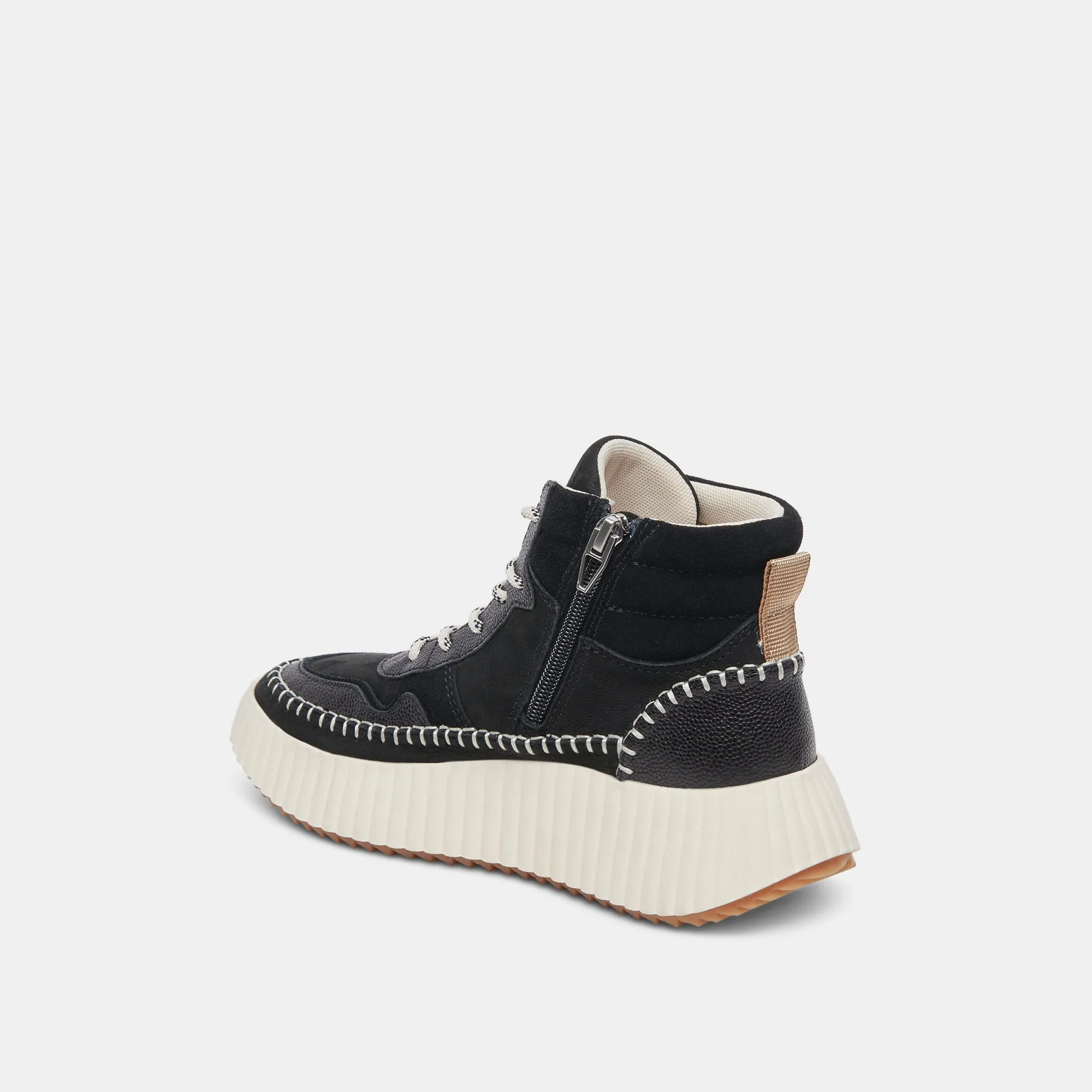 DALEY SNEAKERS NOIR SUÈDE MULTICOLORE