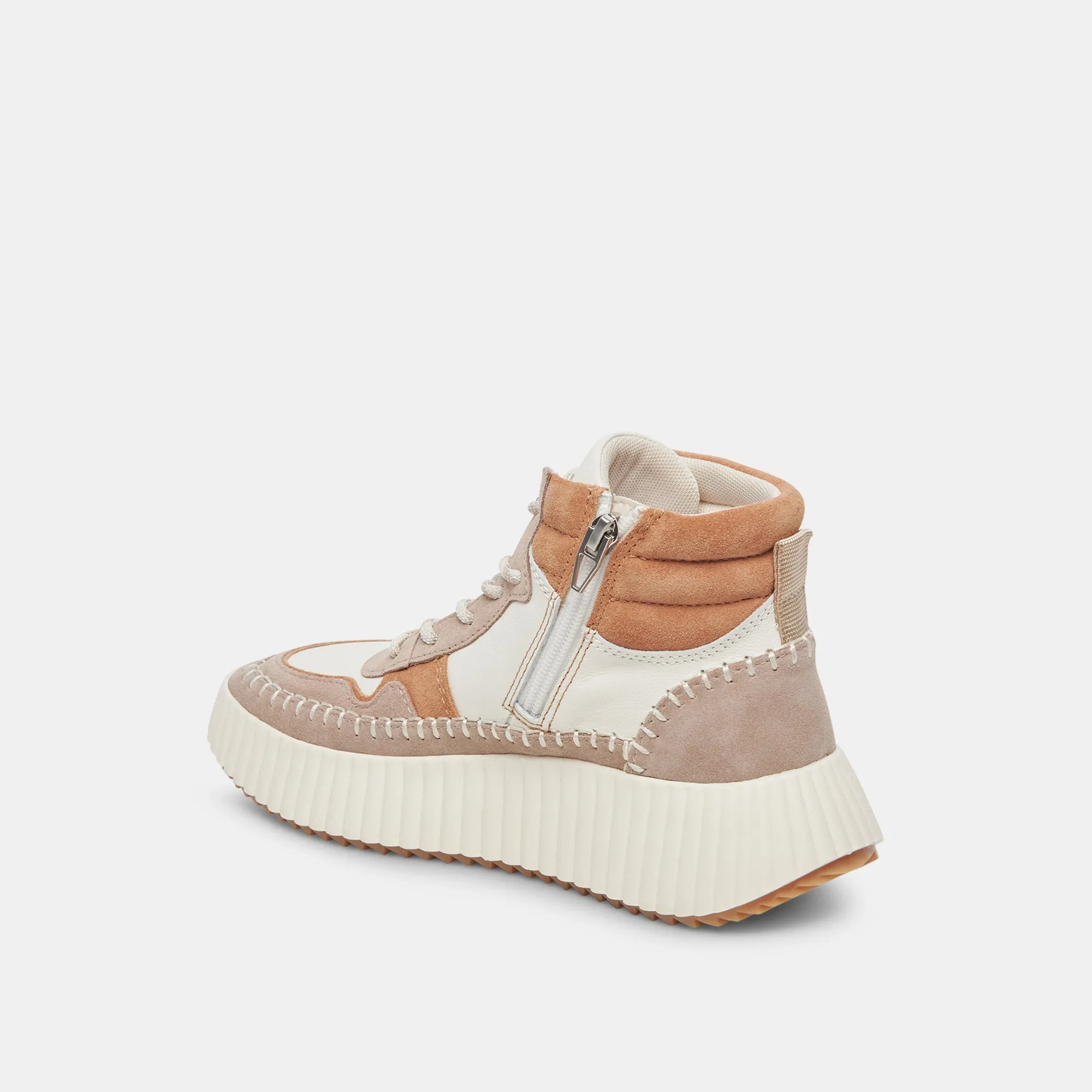 DALEY SNEAKERS MULTICOLORE SUÈDE TAUPE