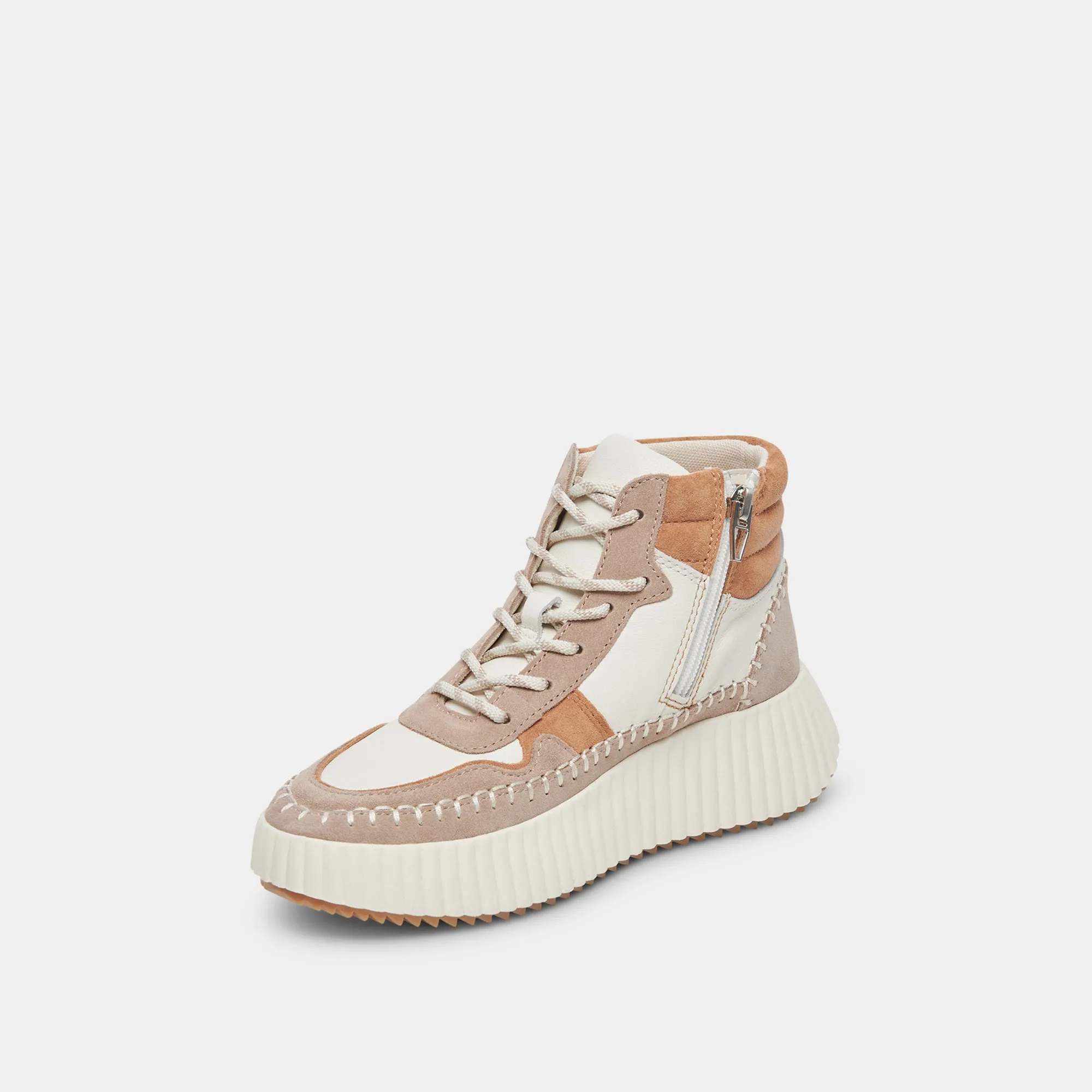 DALEY SNEAKERS MULTICOLORE SUÈDE TAUPE