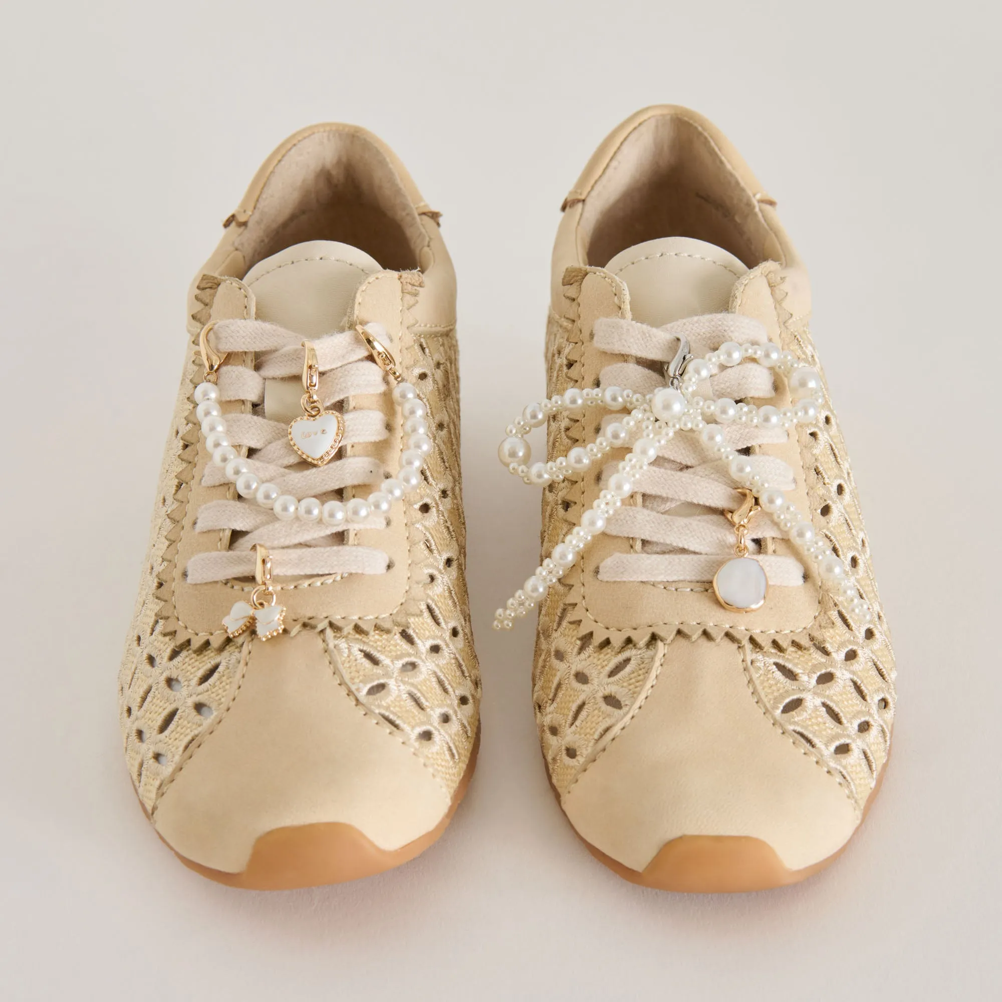 DANIE SNEAKERS LOT NATUREL RAFFIA   CHARME PERLE