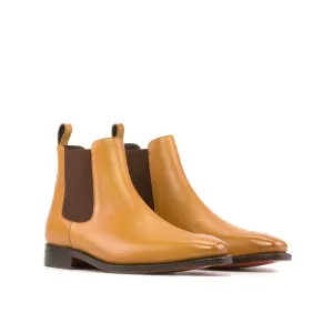 Dapperfam Shoes DapperFam Monza in Orange Men's Chelsea Boot