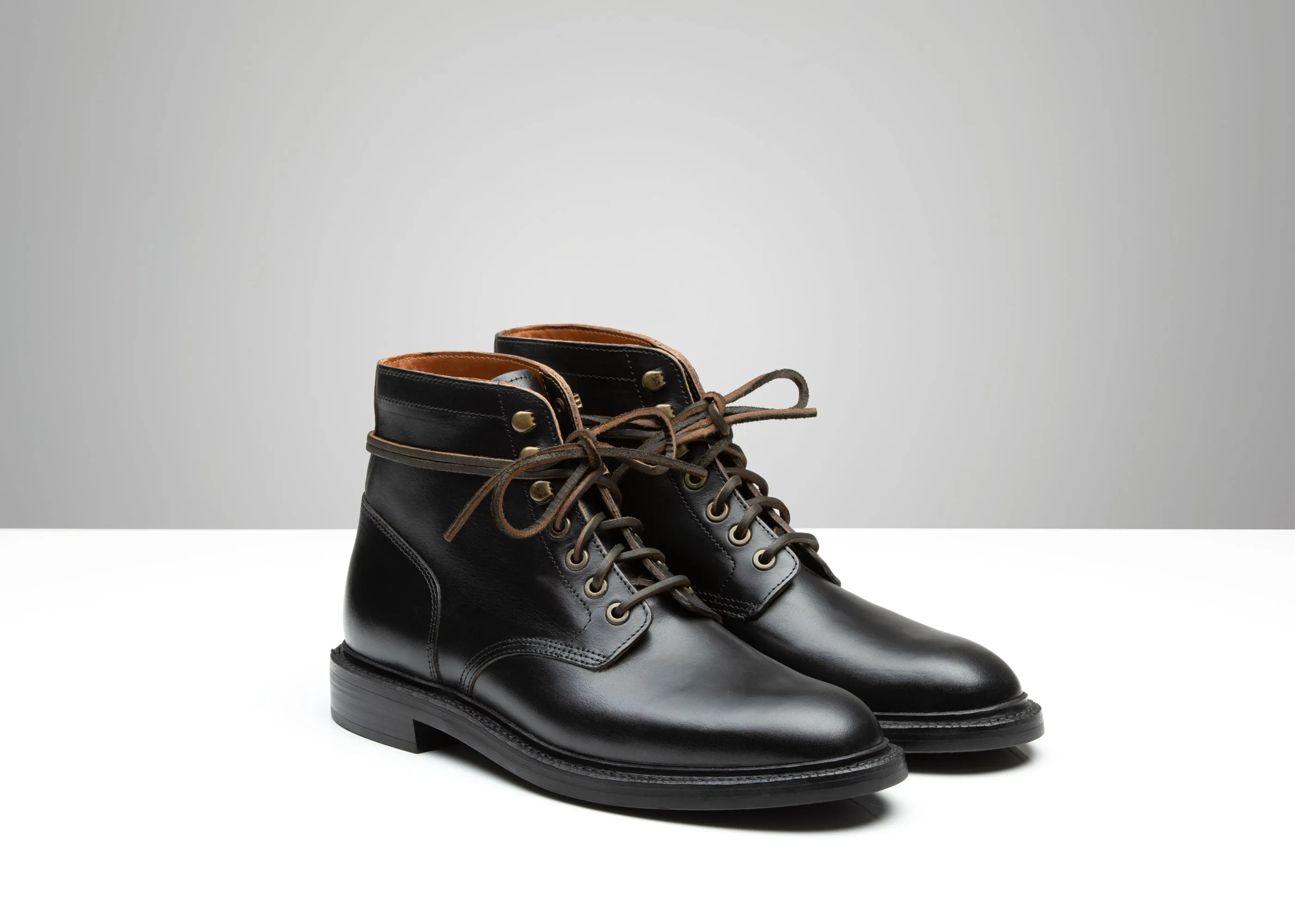 Bottes Diesel en cuir Chromexcel noir