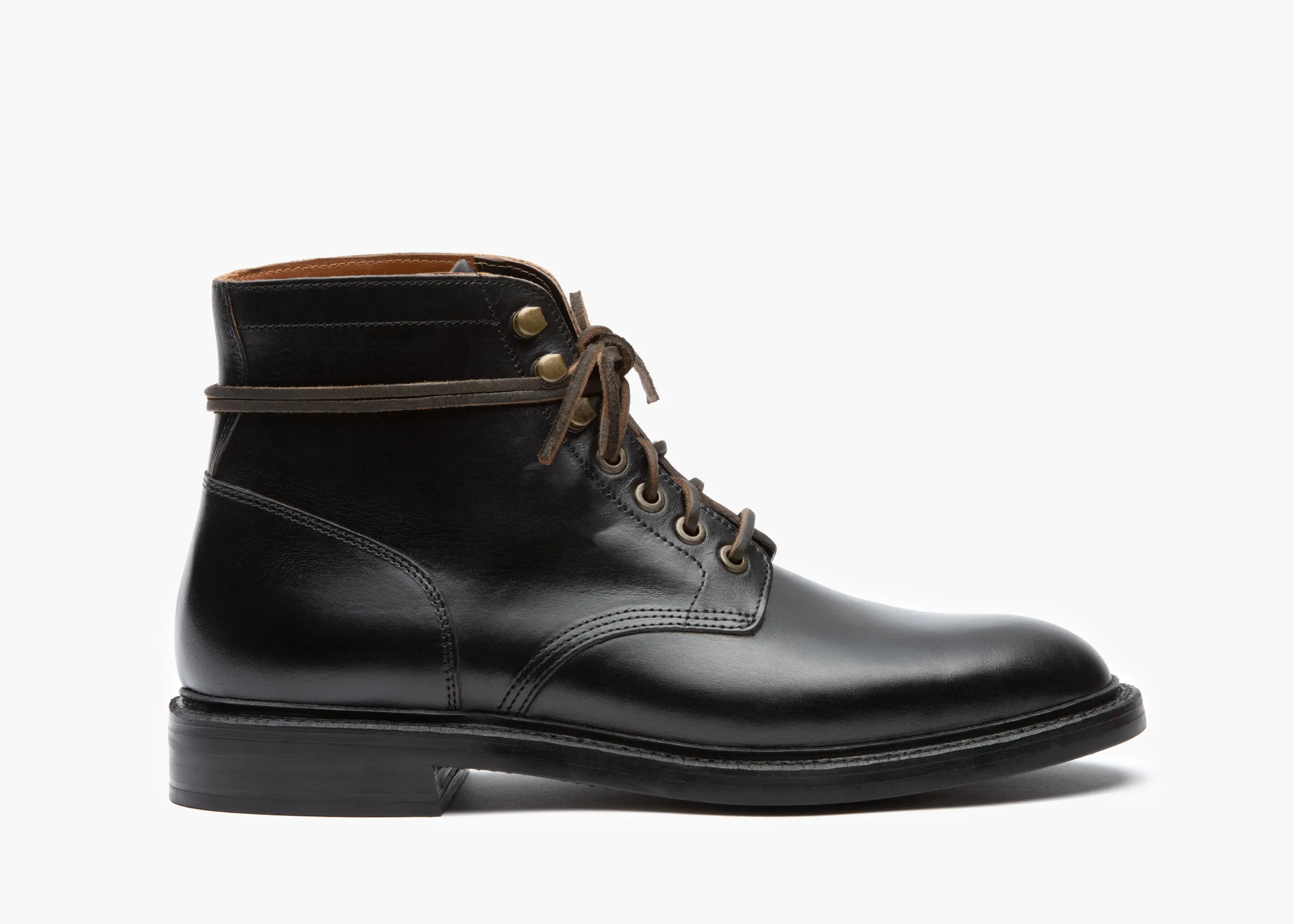 Bottes Diesel en cuir Chromexcel noir