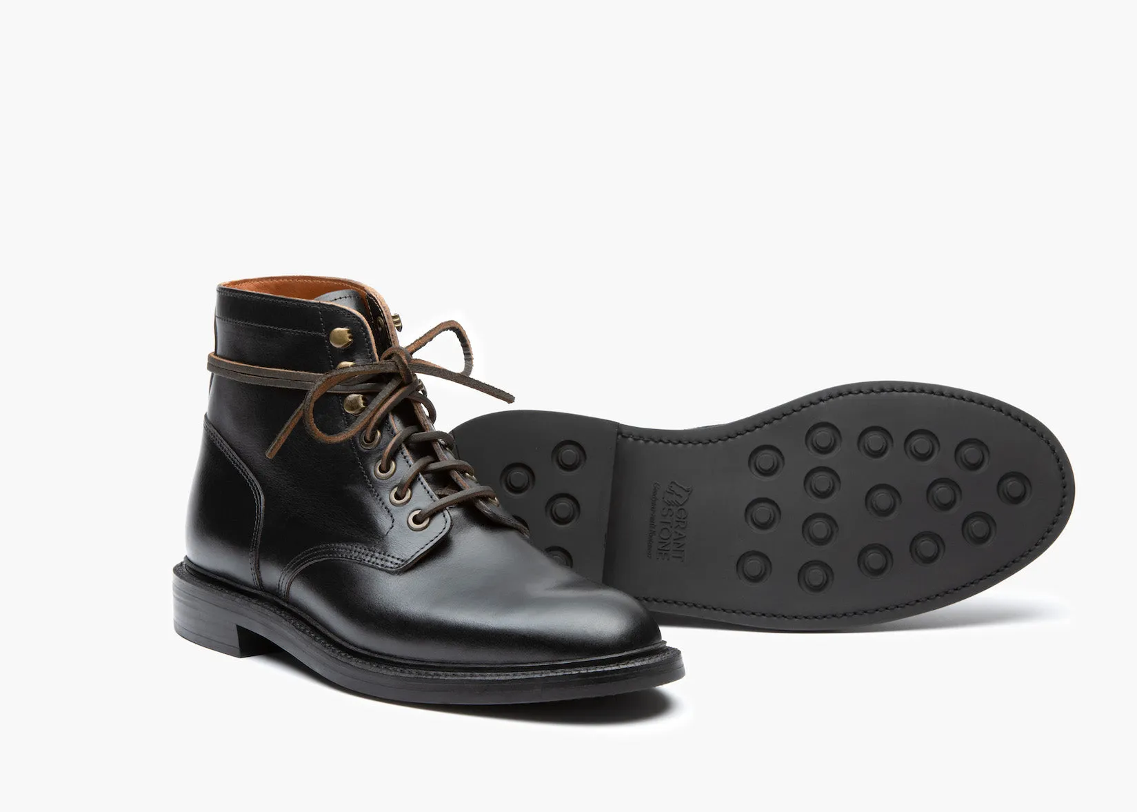 Bottes Diesel en cuir Chromexcel noir