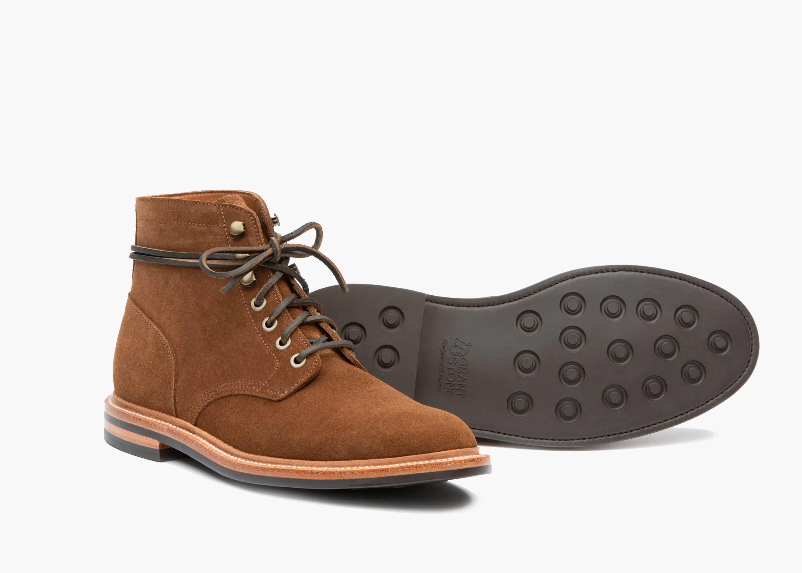 Bottes Diesel en daim bourbon