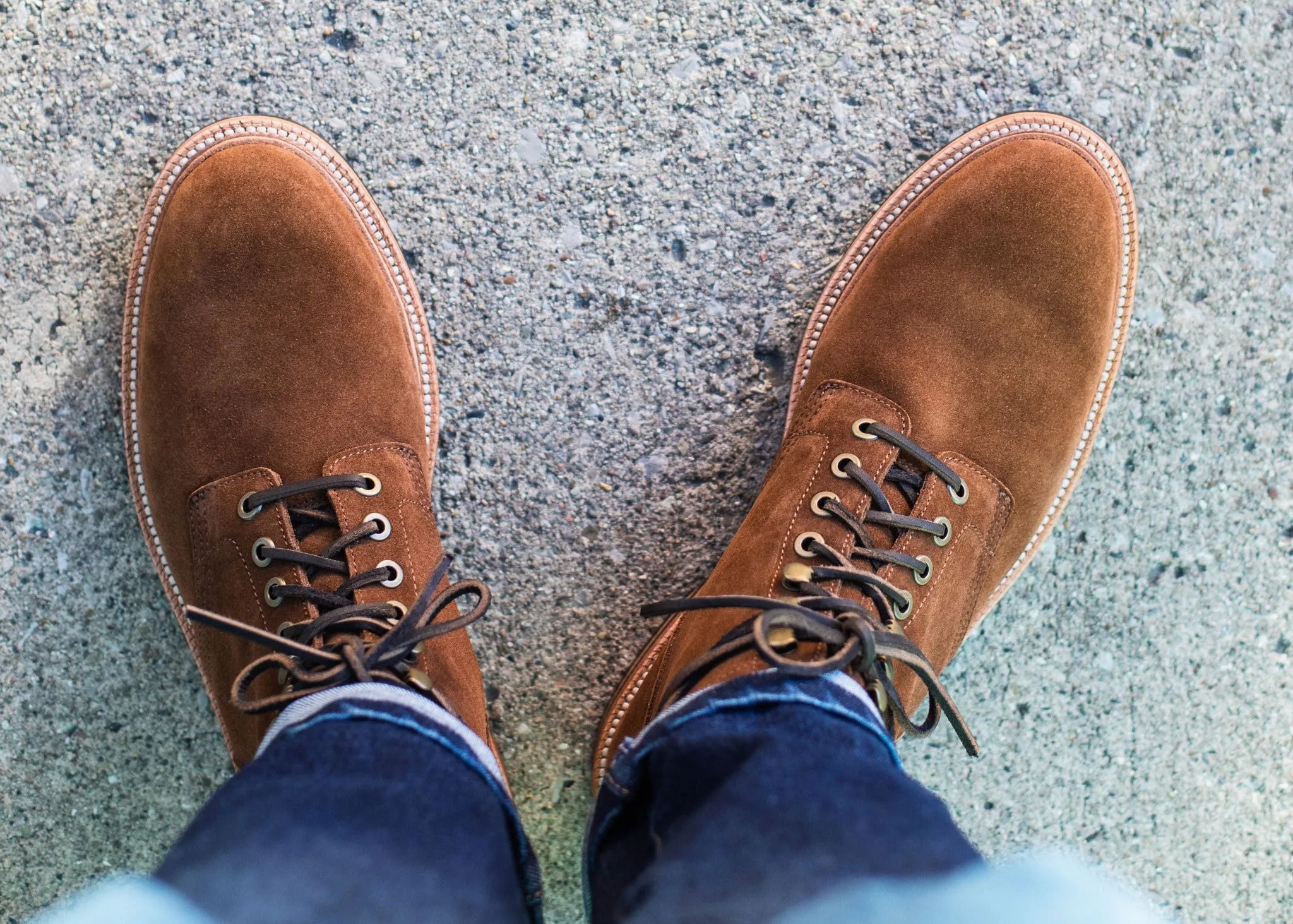 Bottes Diesel en daim bourbon