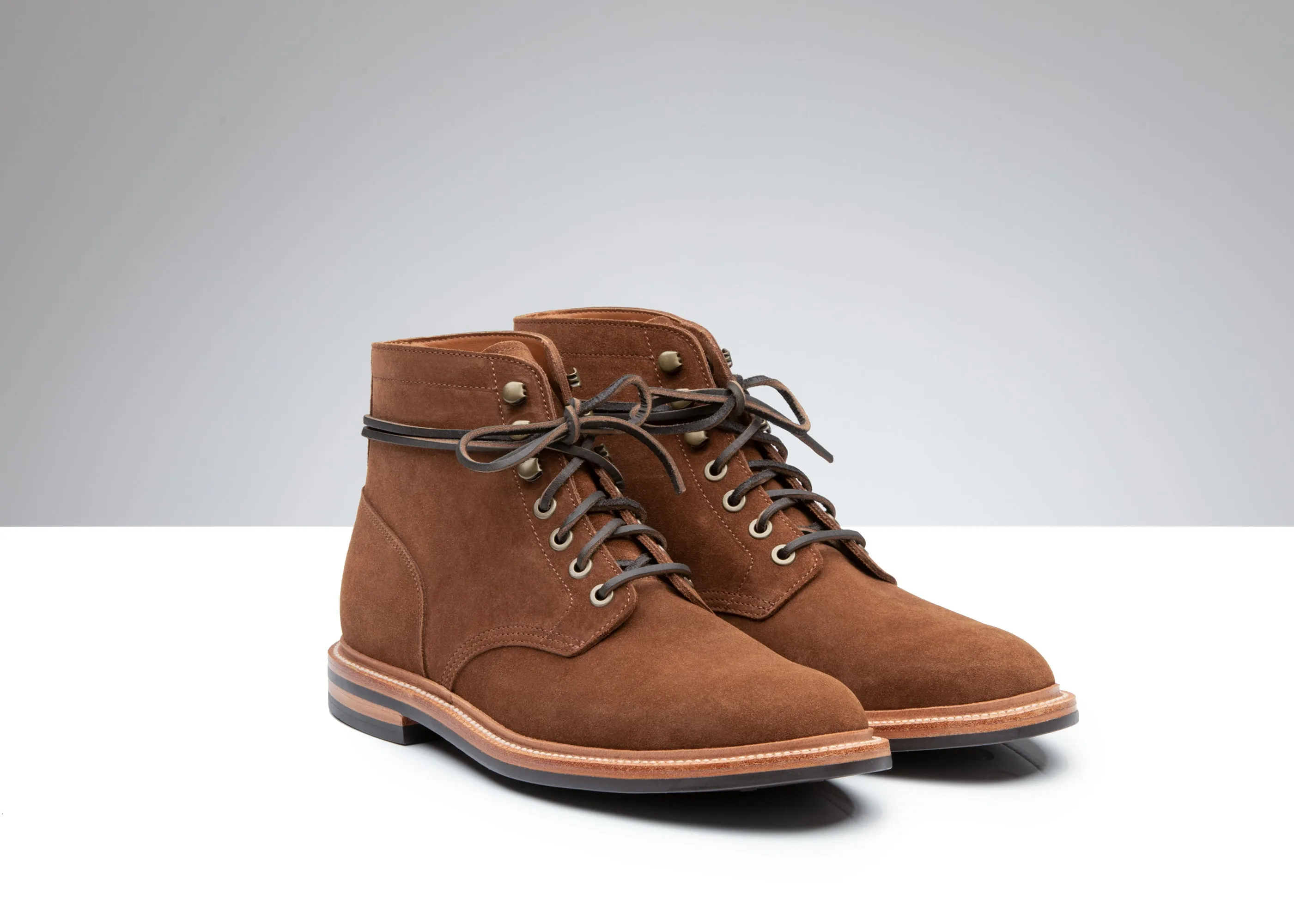 Bottes Diesel en daim bourbon