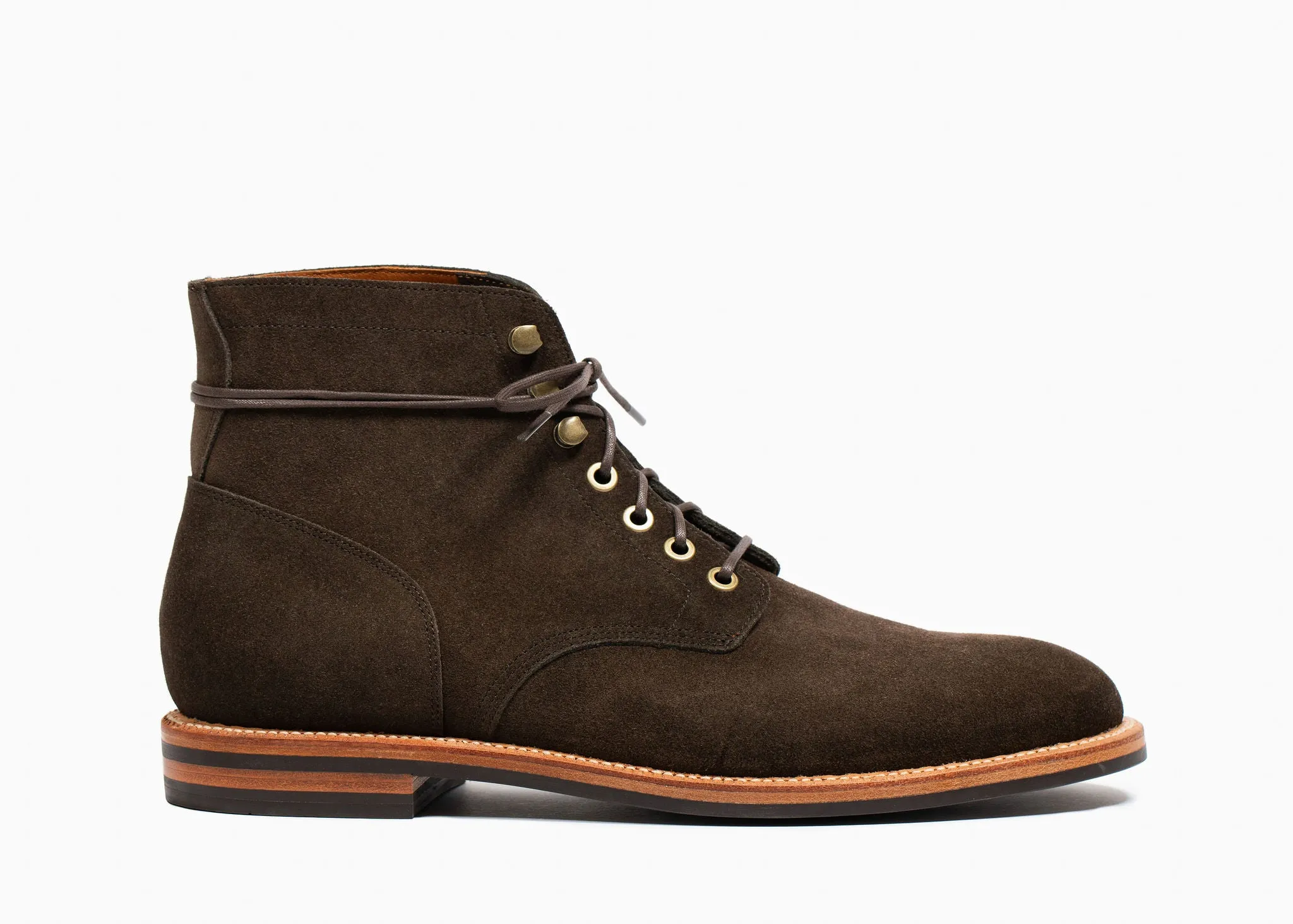 Bottes Diesel en daim vert-de-gris
