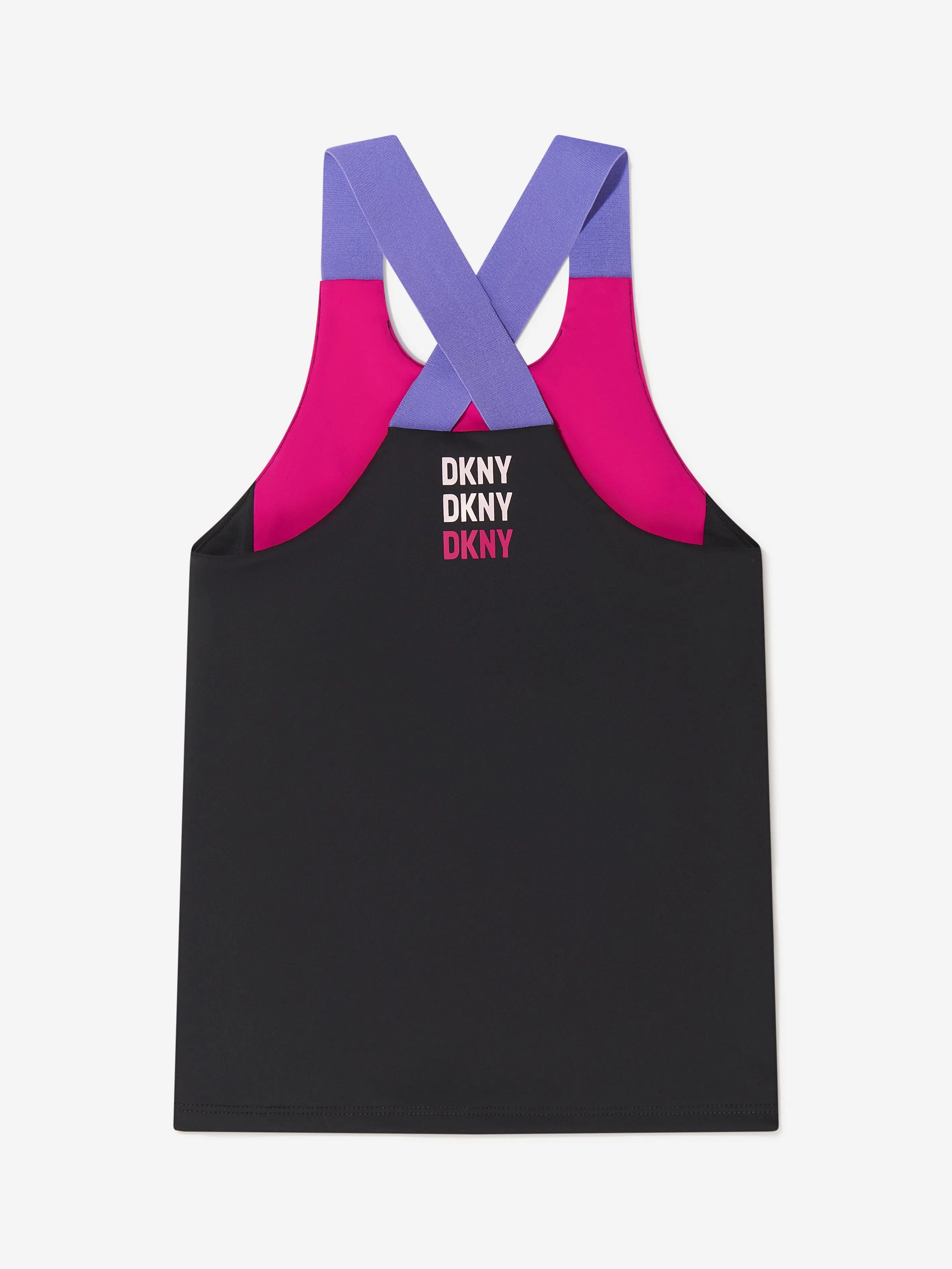 Haut de sport imprimé logo DKNY Girls