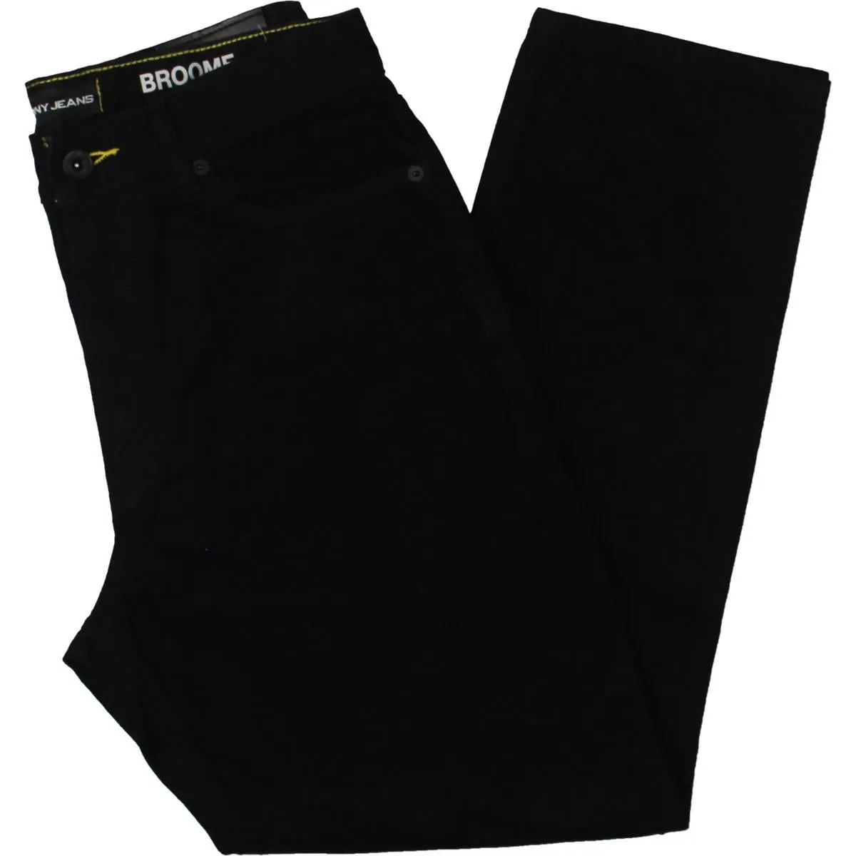 DKNY Jeans Femmes Poches Haute Taille Jeans Coupés