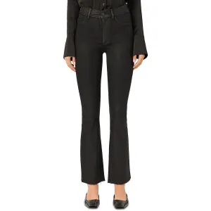 DL1961 Womens High Rise Coated Cropped Jeans
