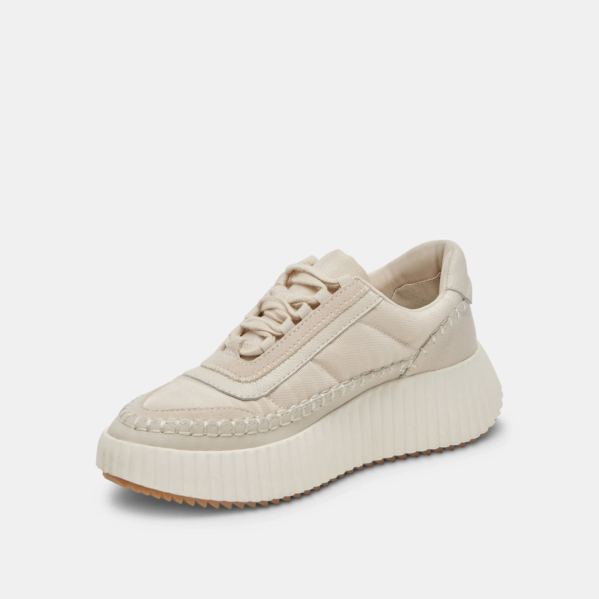 DOLEN SNEAKERS EN NYLON IVOIRE