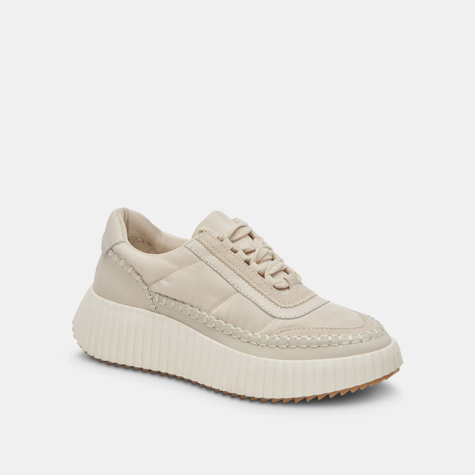 DOLEN SNEAKERS EN NYLON IVOIRE