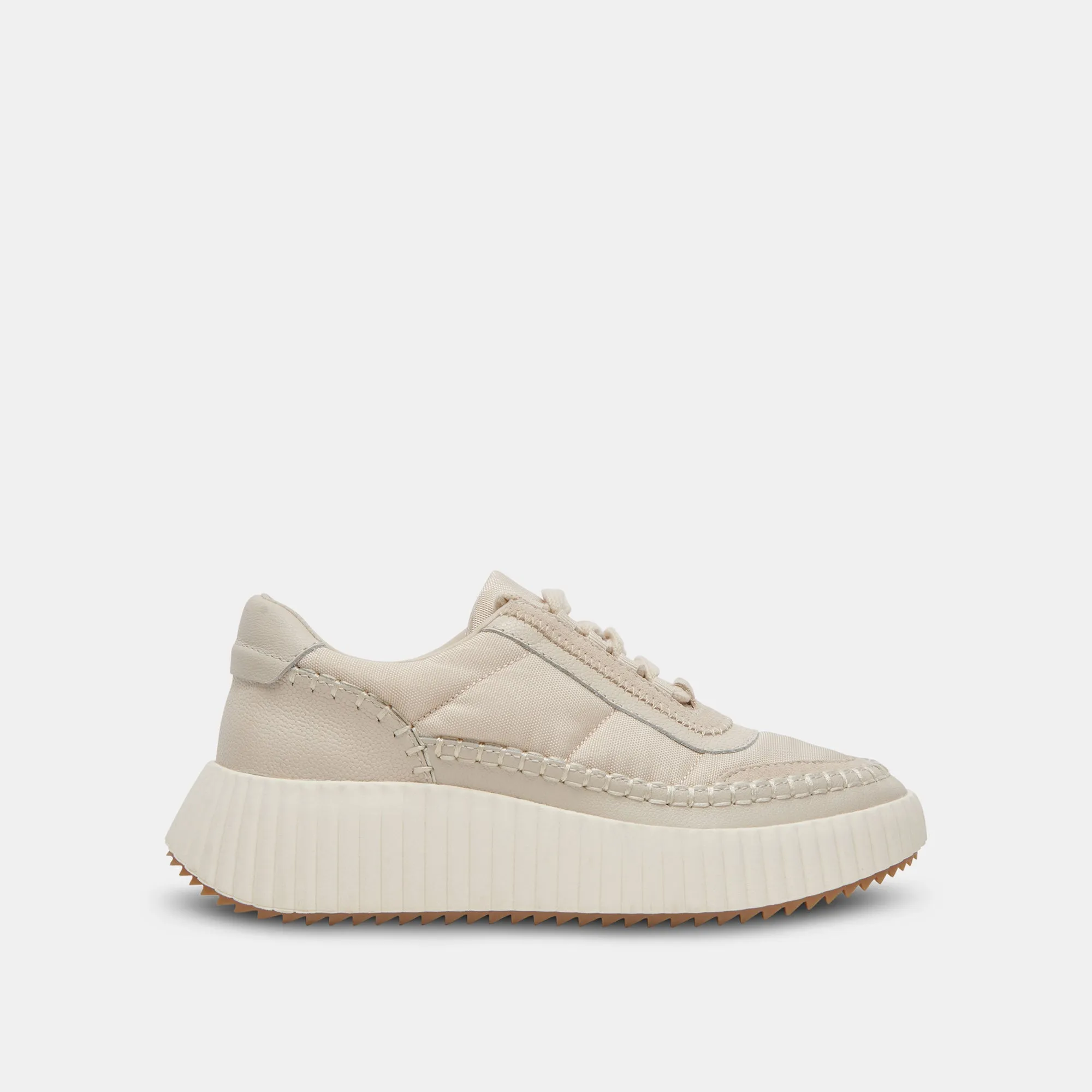 DOLEN SNEAKERS EN NYLON IVOIRE