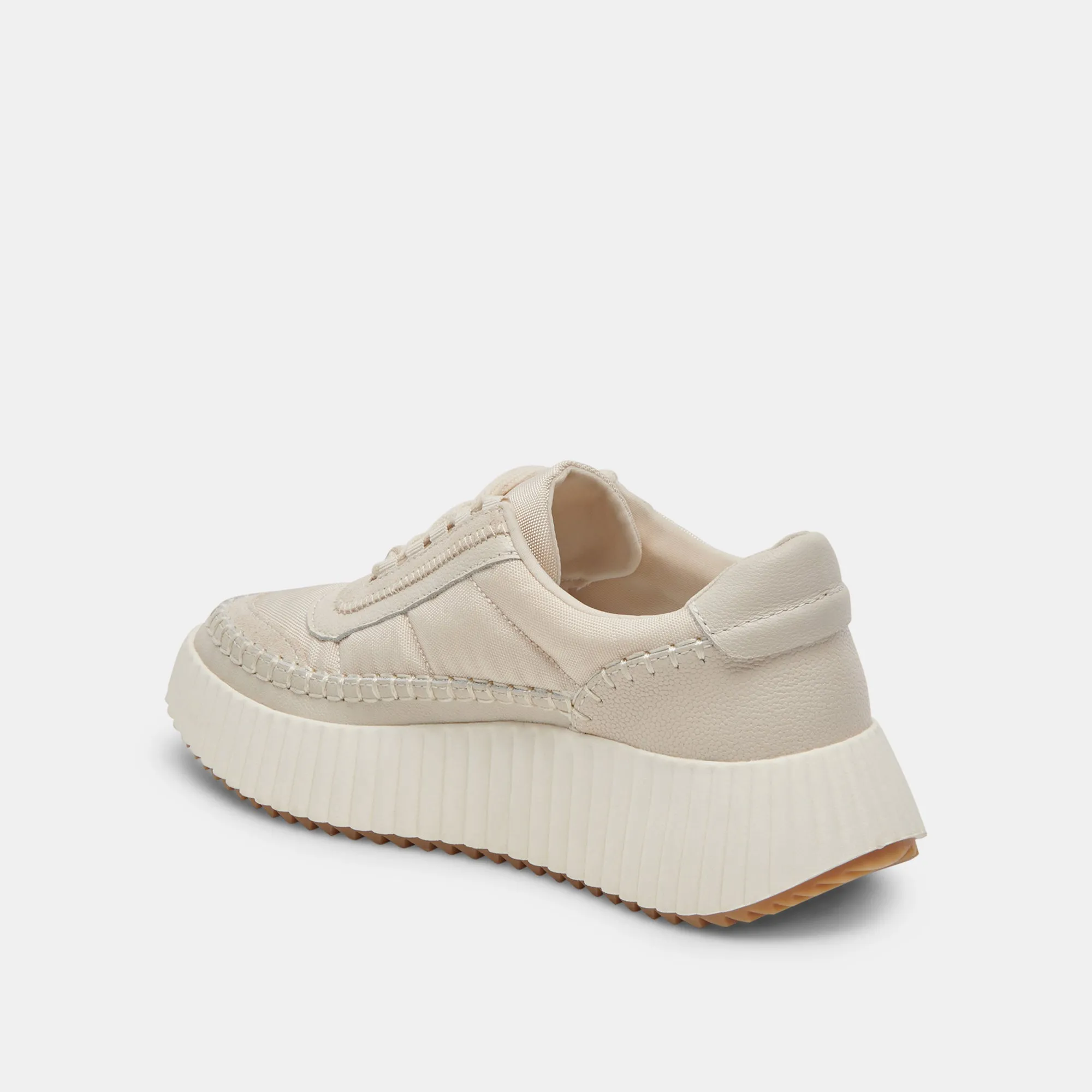 DOLEN SNEAKERS EN NYLON IVOIRE