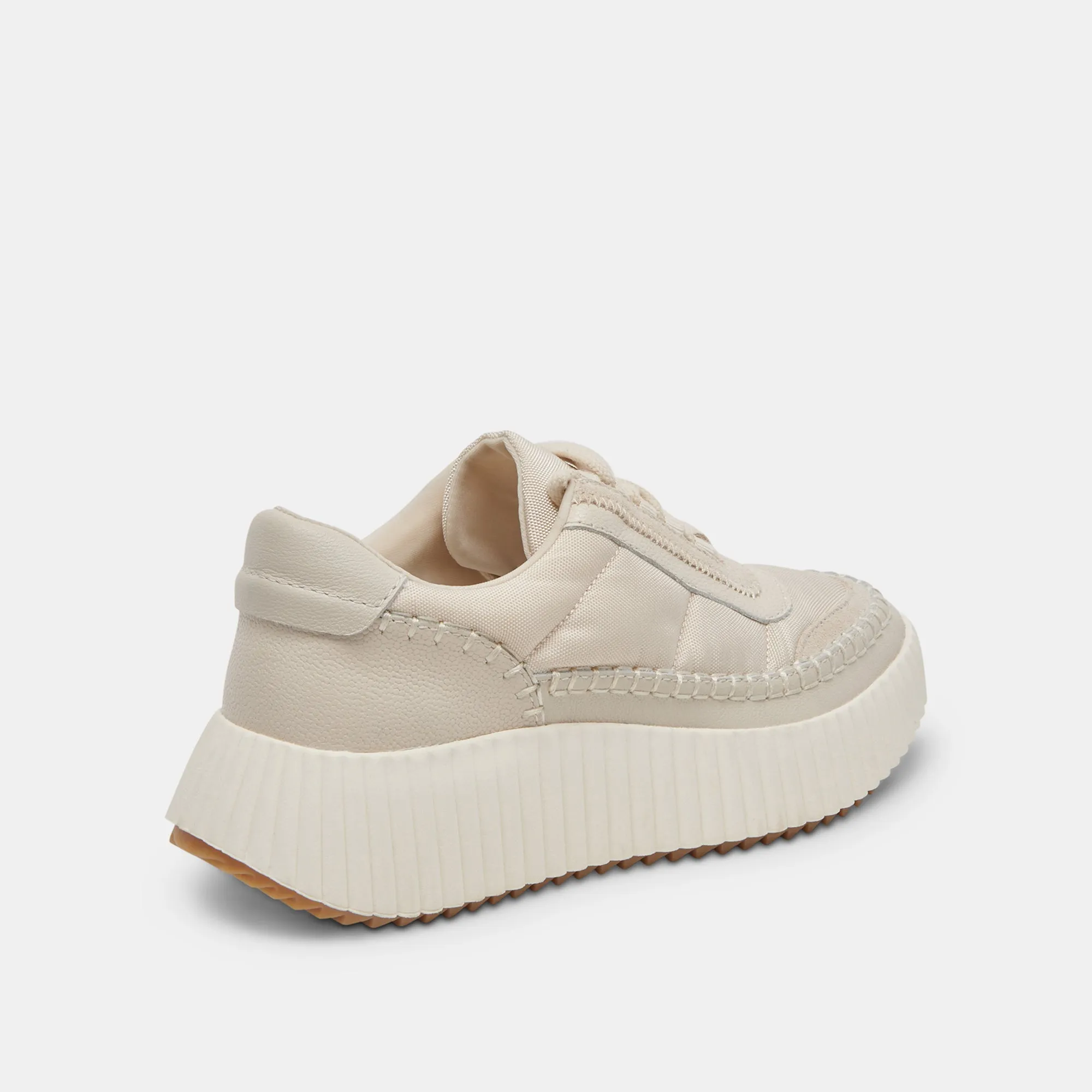 DOLEN SNEAKERS EN NYLON IVOIRE