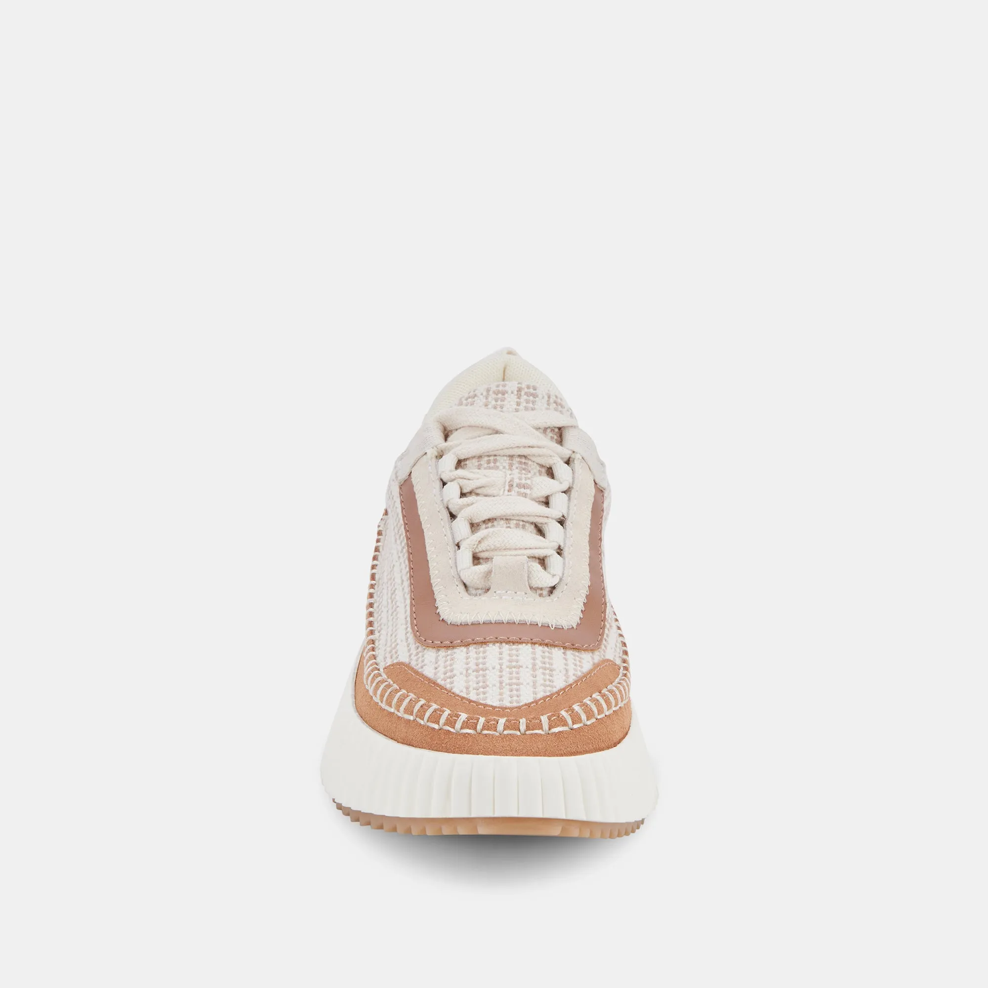 DOLEN SNEAKERS BRUN MULTI TISSÉ