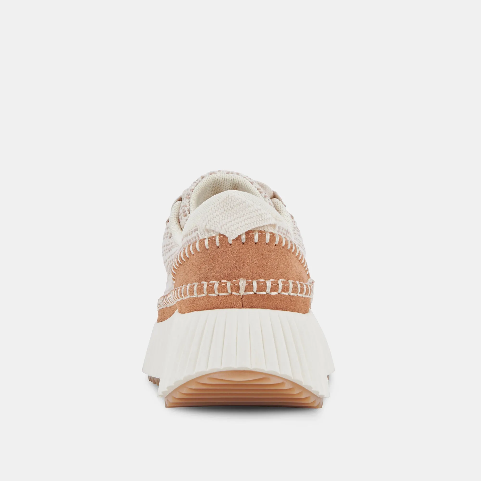 DOLEN SNEAKERS BRUN MULTI TISSÉ