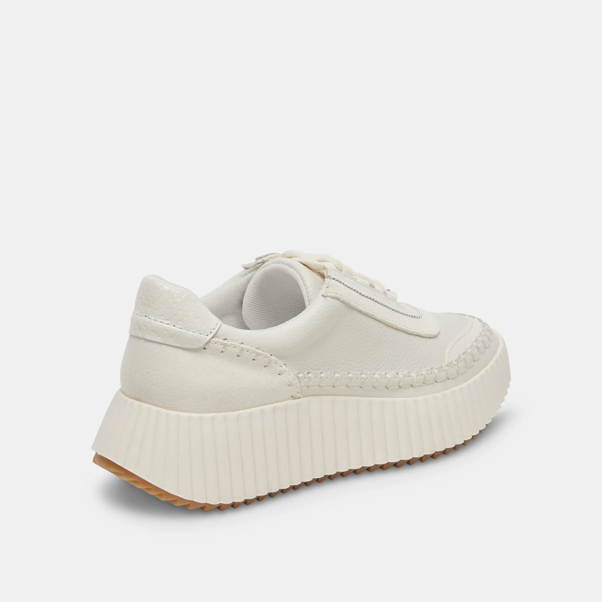 DOLEN SNEAKERS CUIR BLANC