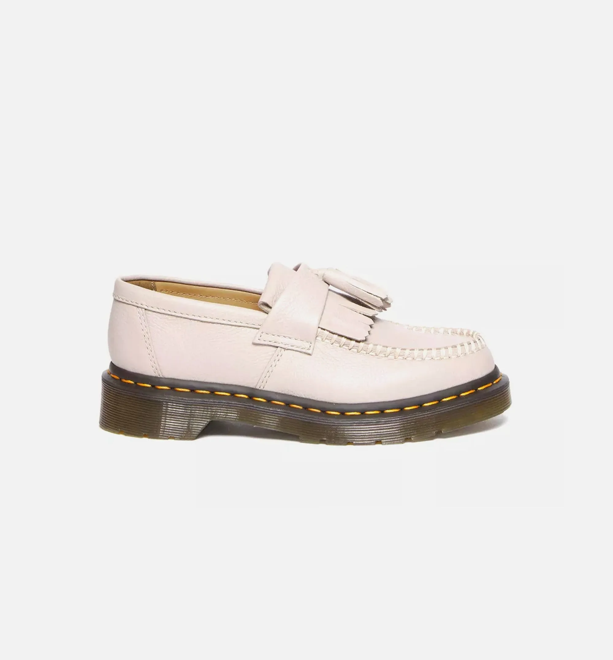 Dr Martens Chaussures Adrian Mocassins à Franges en Cuir Vintage pour Homme - Chaussure Lifestyle - Taupe Vintage