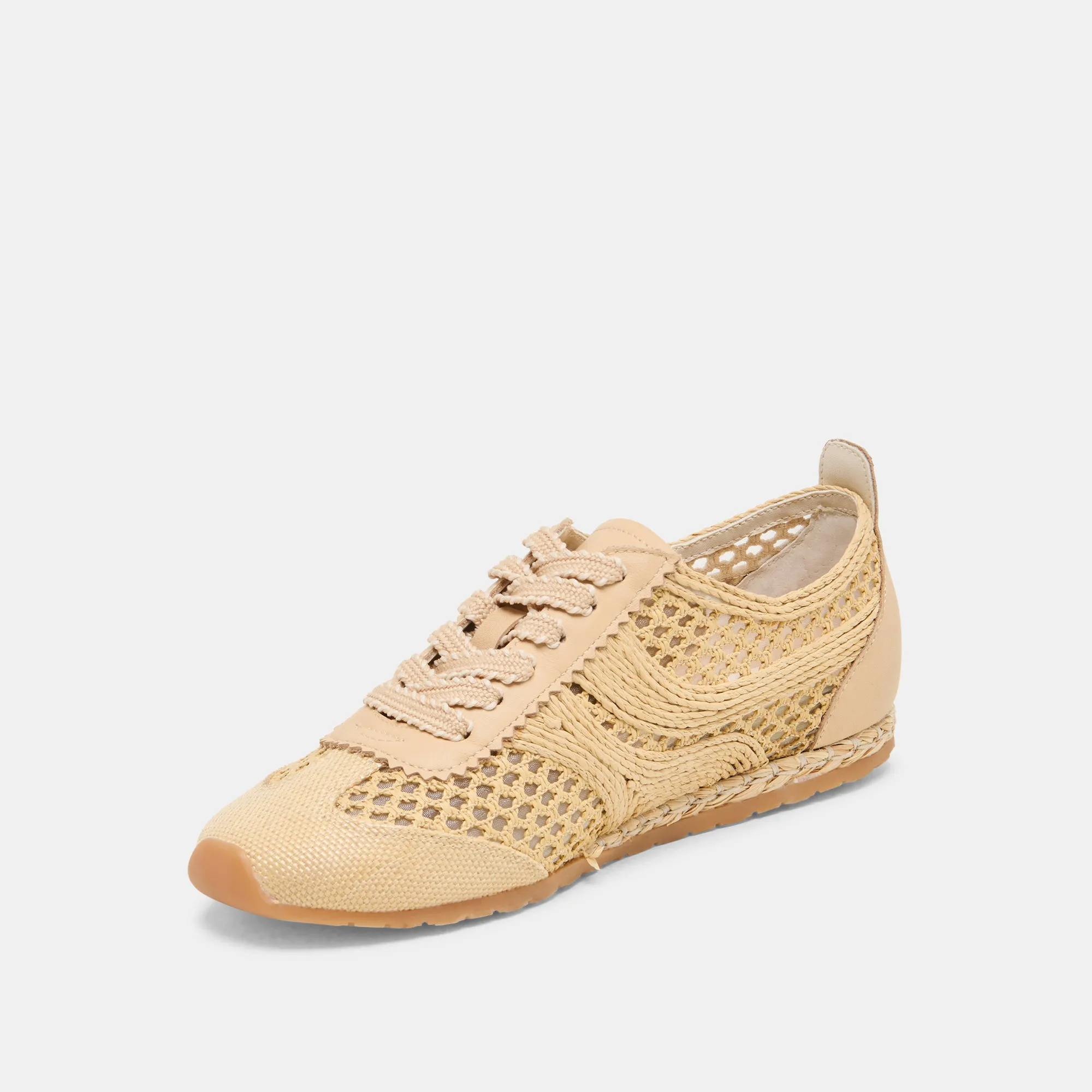 DREAM SNEAKERS LT NATURAL TISSÉ RAFFIA