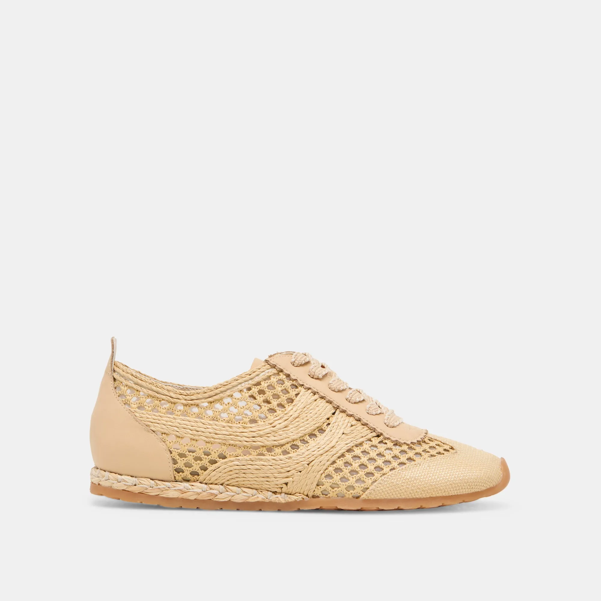 DREAM SNEAKERS LT NATURAL TISSÉ RAFFIA