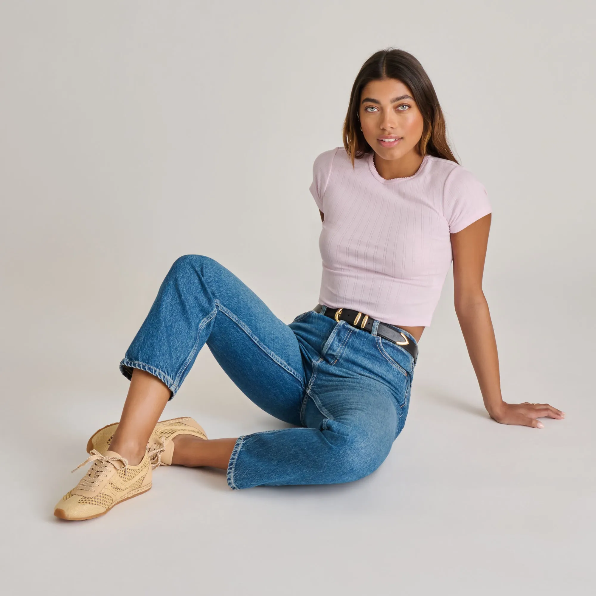 DREAM SNEAKERS LT NATURAL TISSÉ RAFFIA