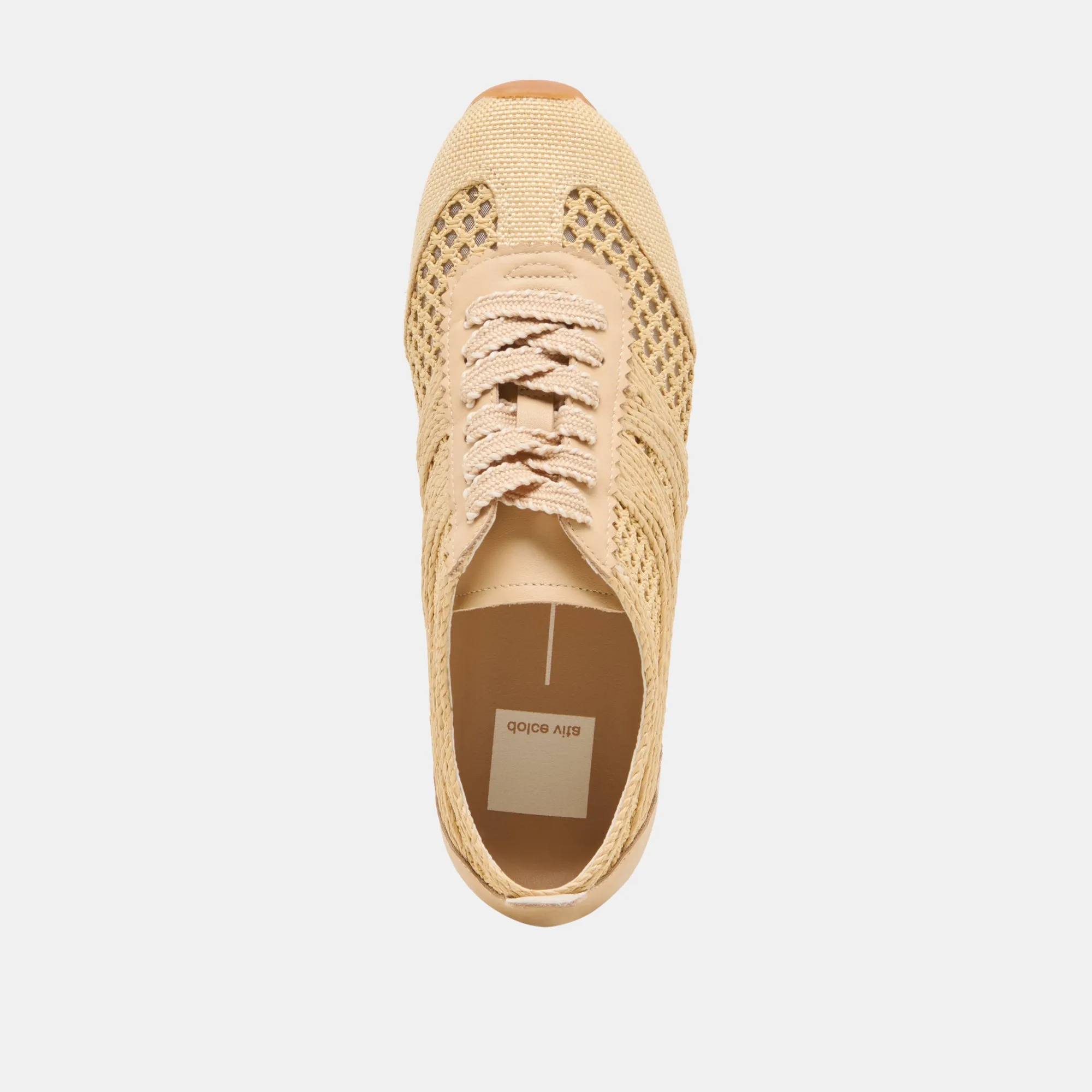 DREAM SNEAKERS LT NATURAL TISSÉ RAFFIA