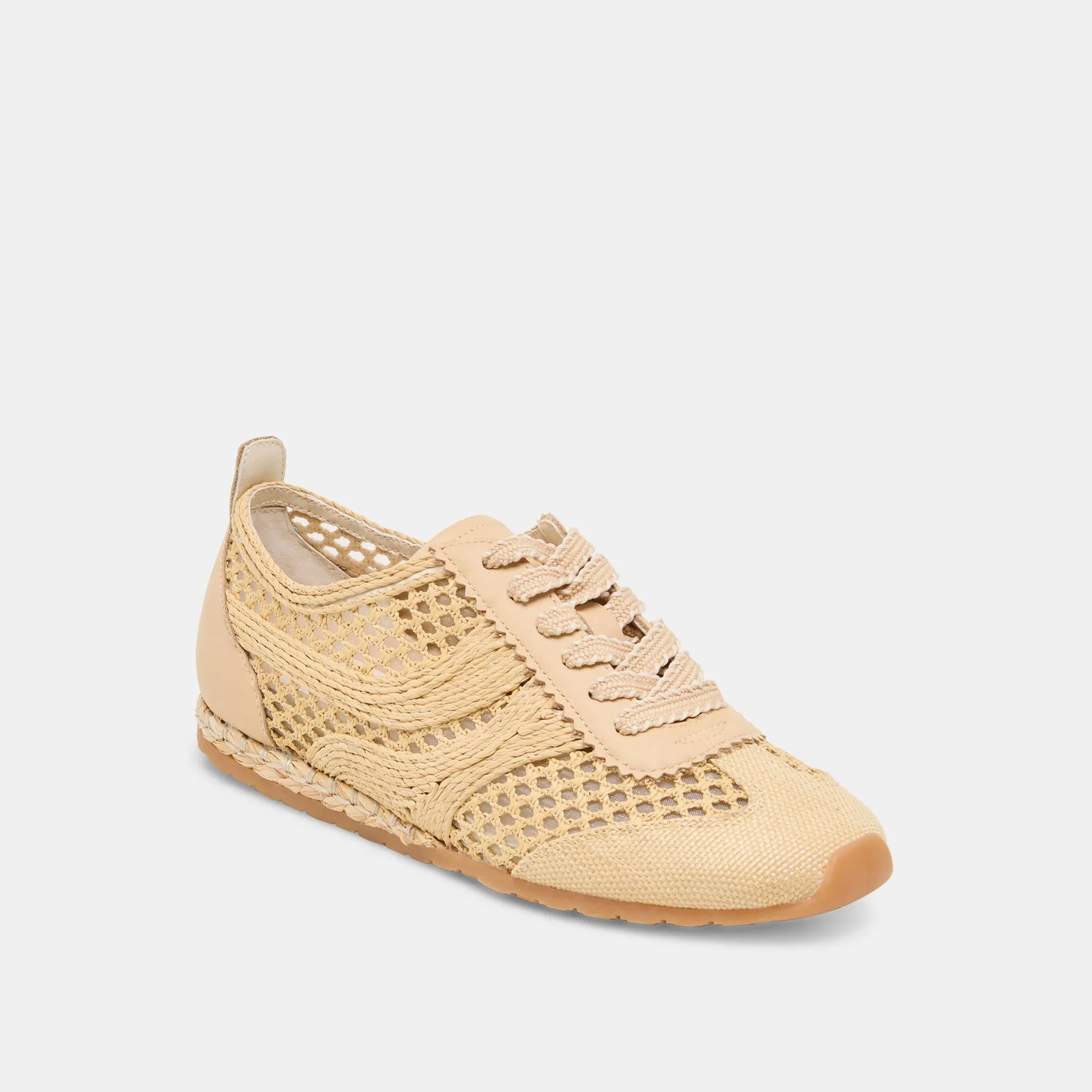 DREAM SNEAKERS LT NATURAL TISSÉ RAFFIA