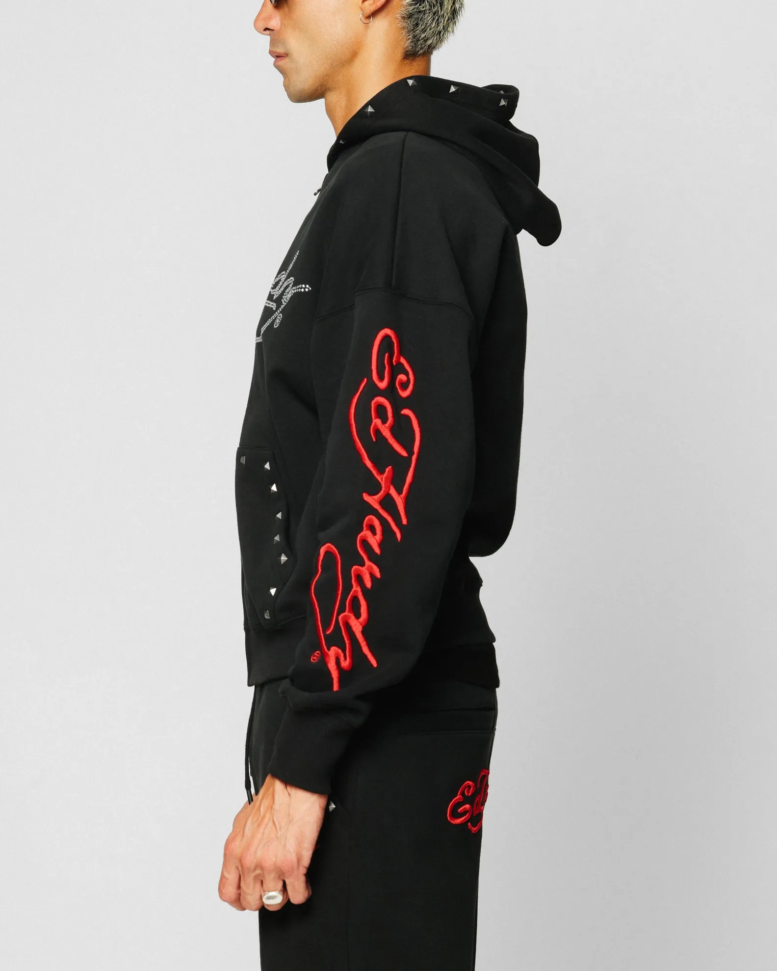 Ed Hardy Sweat à capuche noir