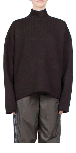 Everyday Mockneck Sweater In Ebony