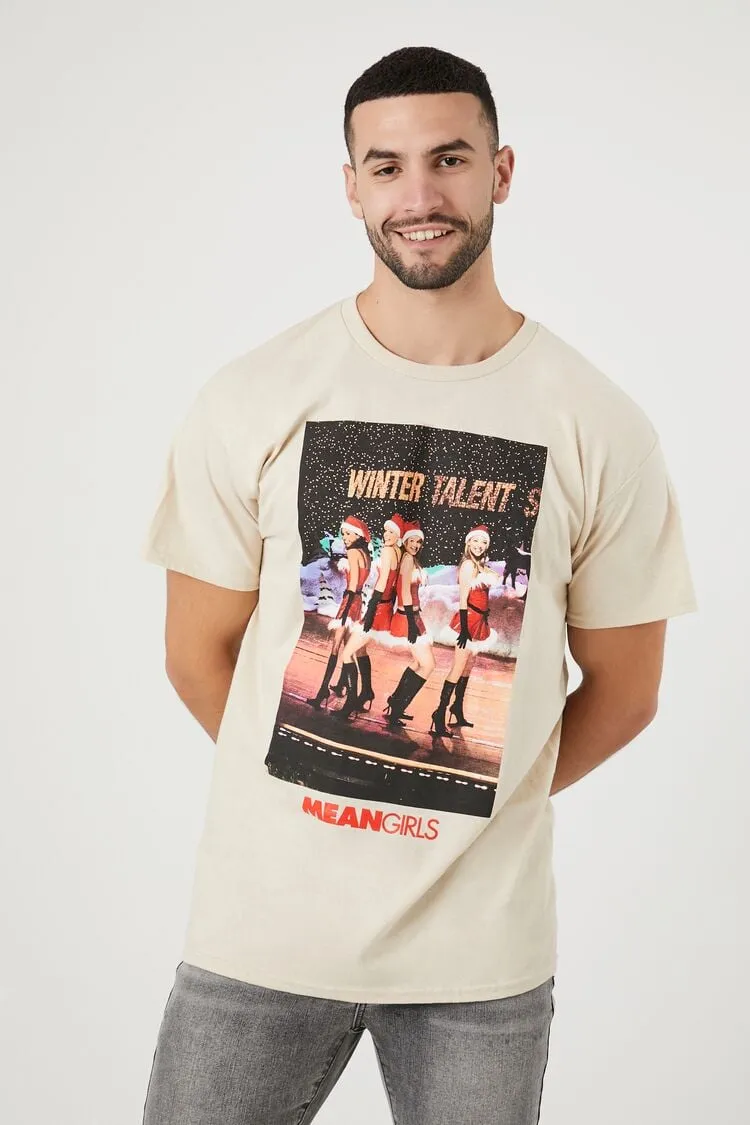 Forever 21 T-shirt graphique Mean Girls pour homme Taupe/Multicolore Forever 21
