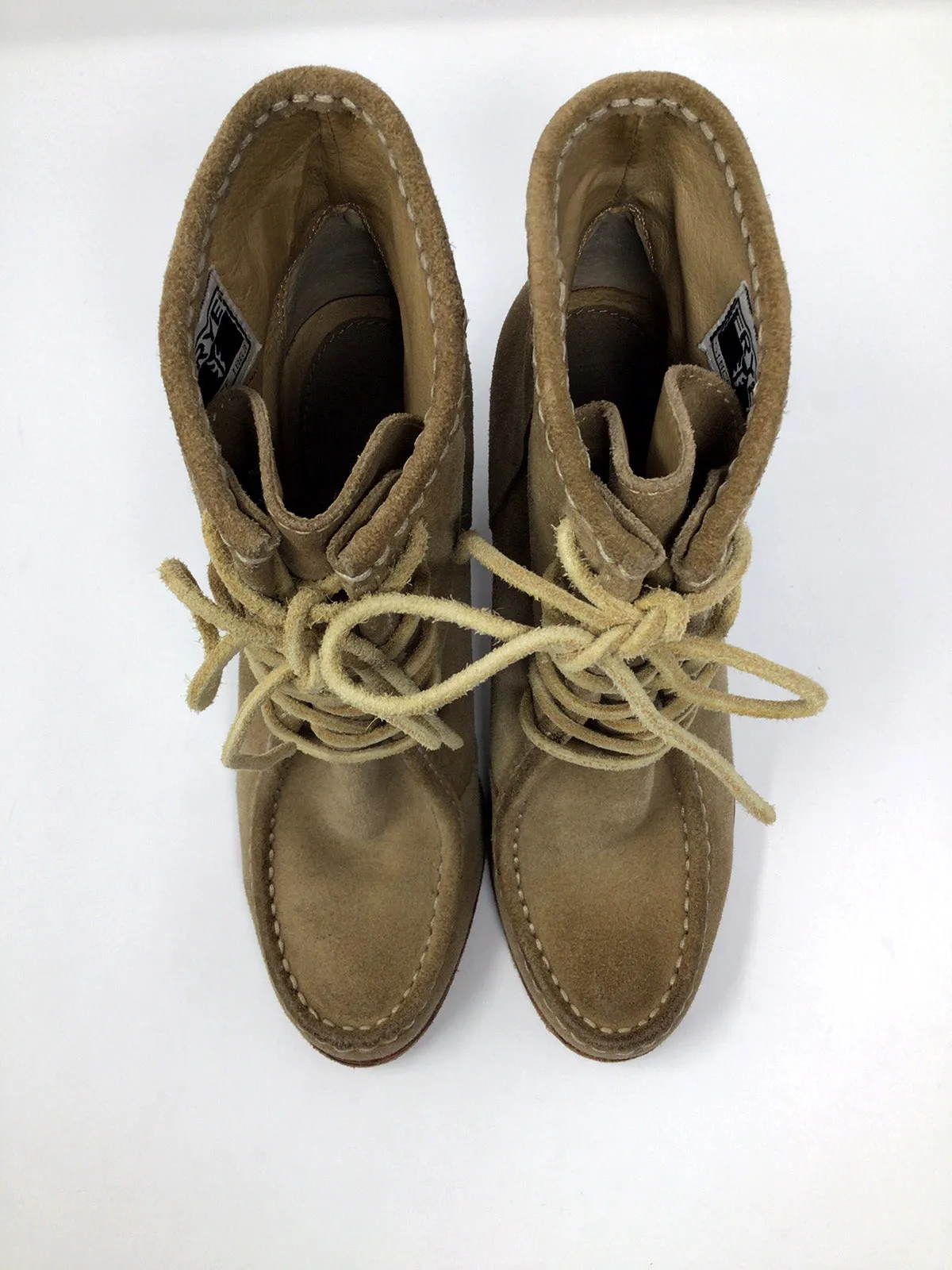 Bottes chelsea en daim marron clair Frye taille 8.5