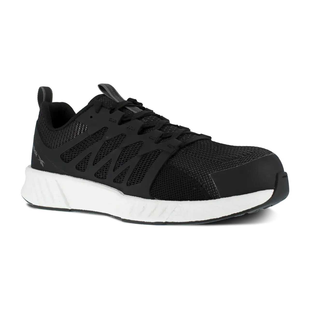 Chaussure de travail sportive à embout composite Fusion Flexweave Noir/Blanc
