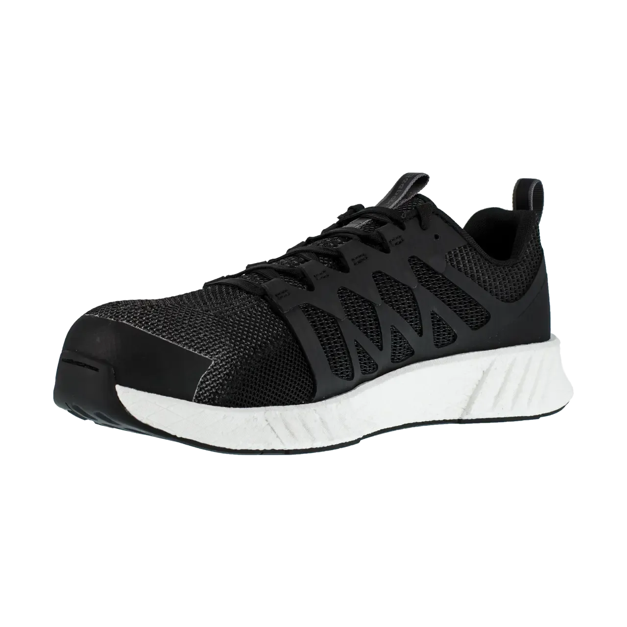 Chaussure de travail sportive à embout composite Fusion Flexweave Noir/Blanc