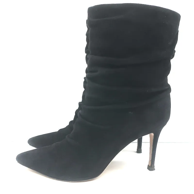Bottes chelsea Gianvito Rossi Cecile en daim noir taille 36.5