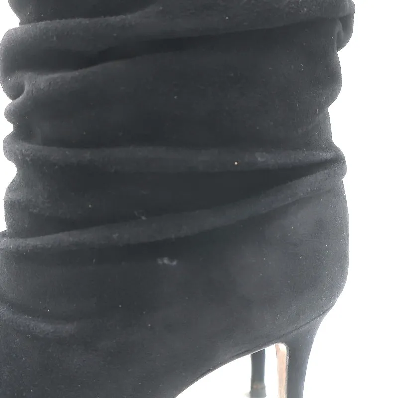 Bottes chelsea Gianvito Rossi Cecile en daim noir taille 36.5