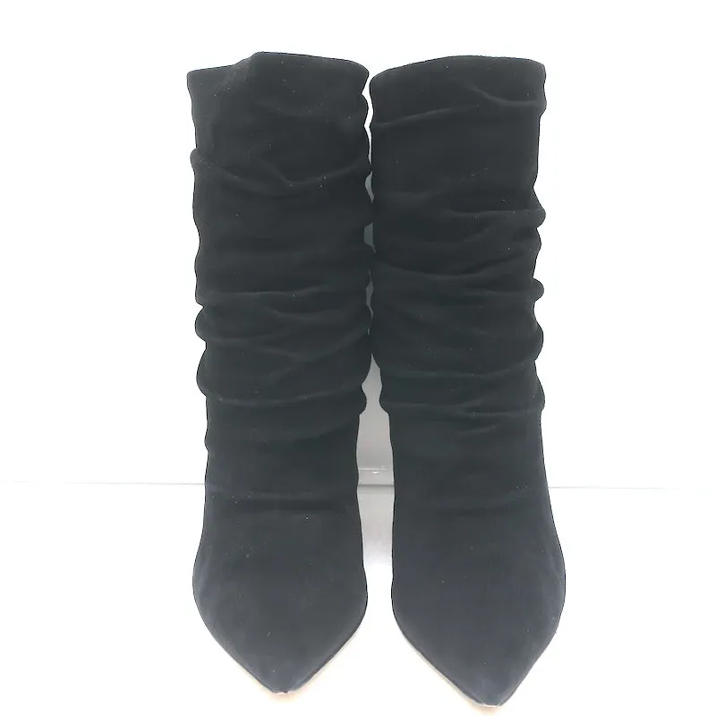 Bottes chelsea Gianvito Rossi Cecile en daim noir taille 36.5