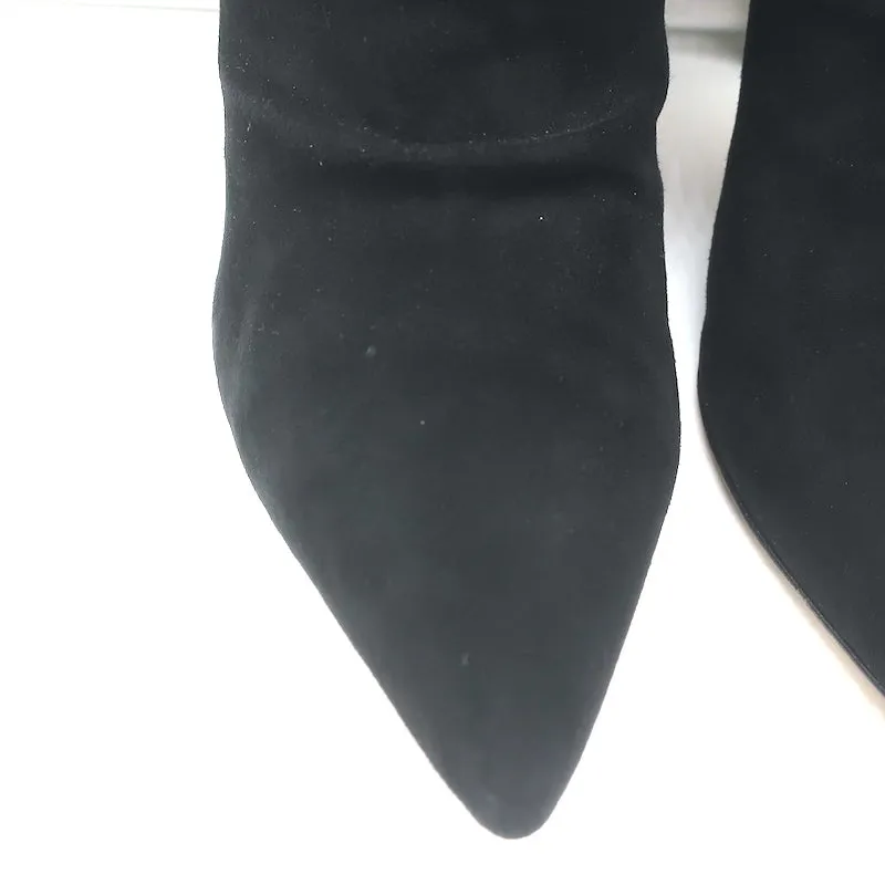 Bottes chelsea Gianvito Rossi Cecile en daim noir taille 36.5