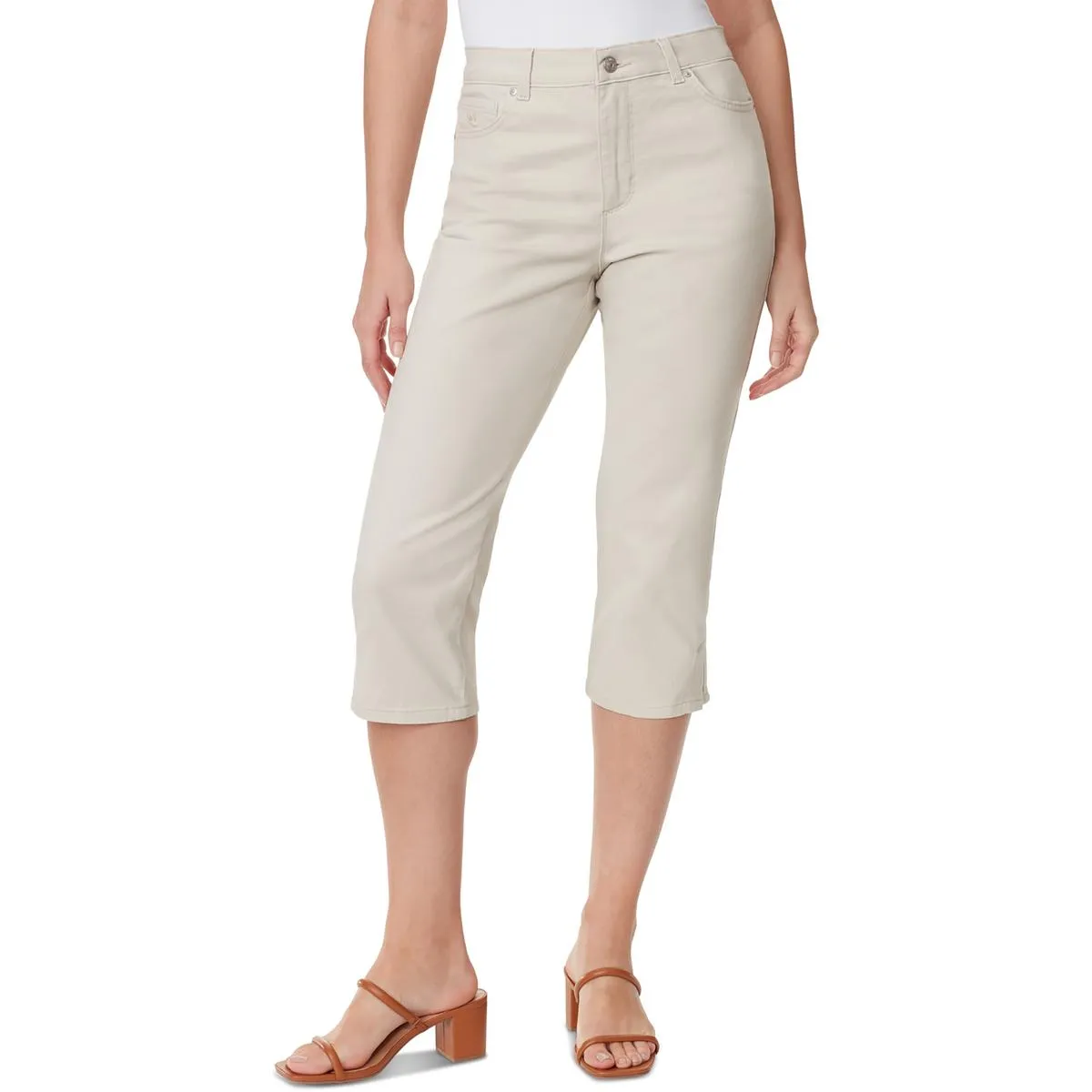 Gloria Vanderbilt Femmes Amanda Slimming Denim Capri Jeans