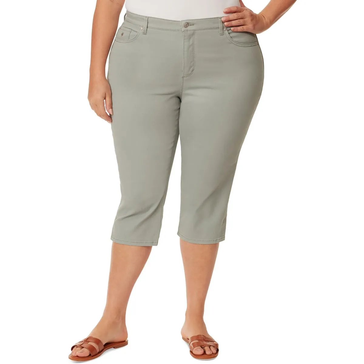 Gloria Vanderbilt Femmes Plus Amanda Denim Classic Rise Capri Jeans