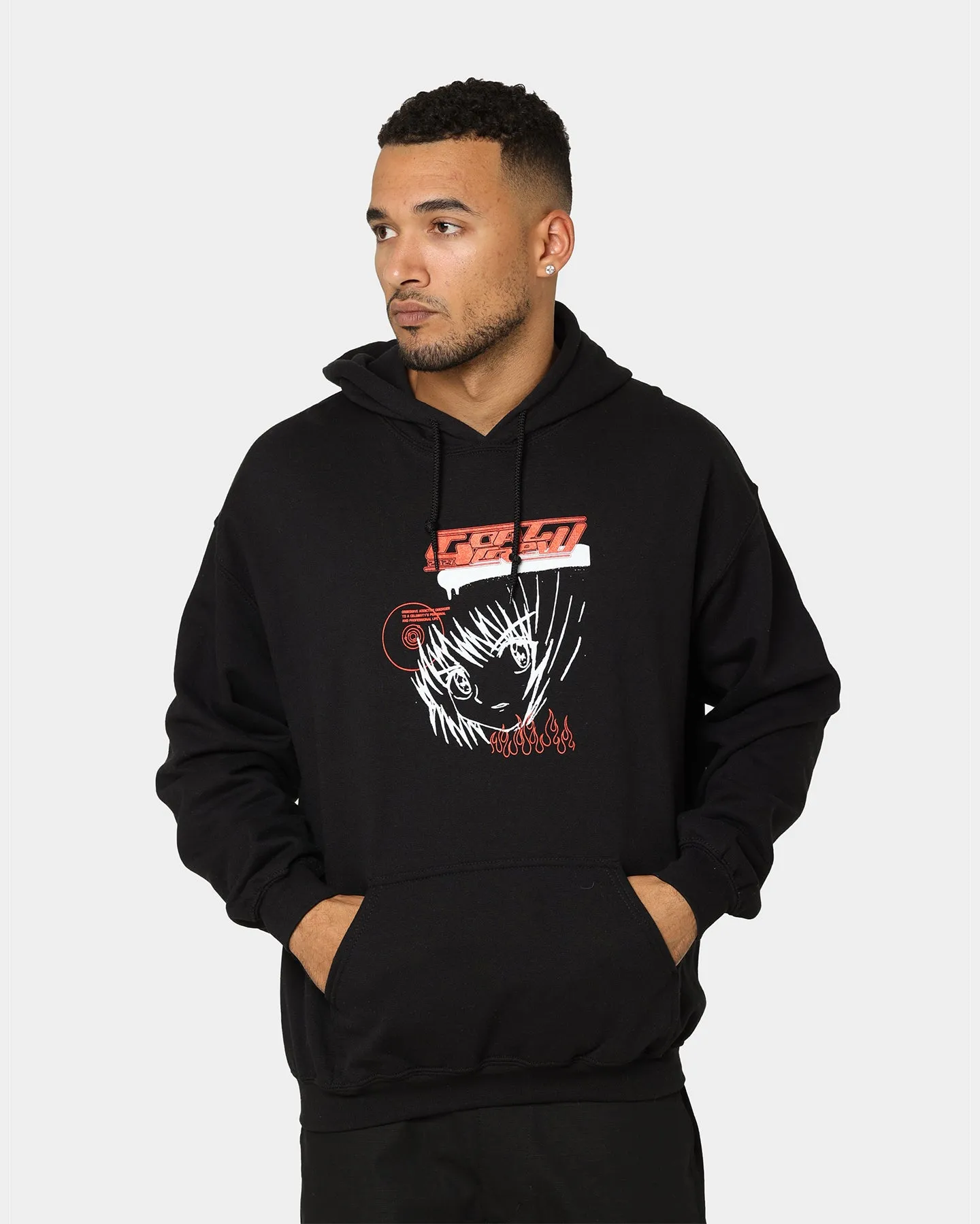 Goat Crew Sweat à capuche Sapporo Noir