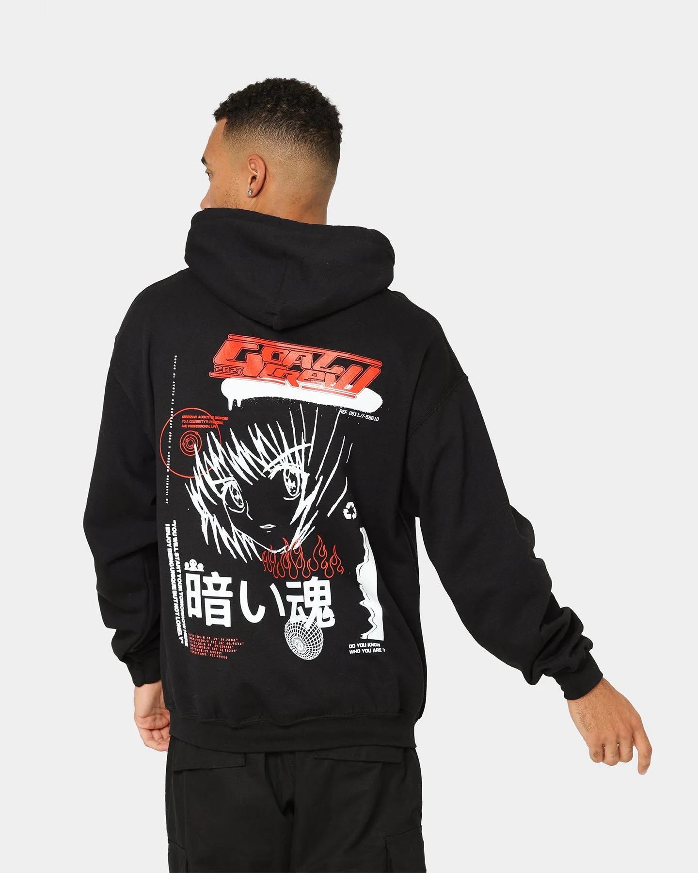 Goat Crew Sweat à capuche Sapporo Noir