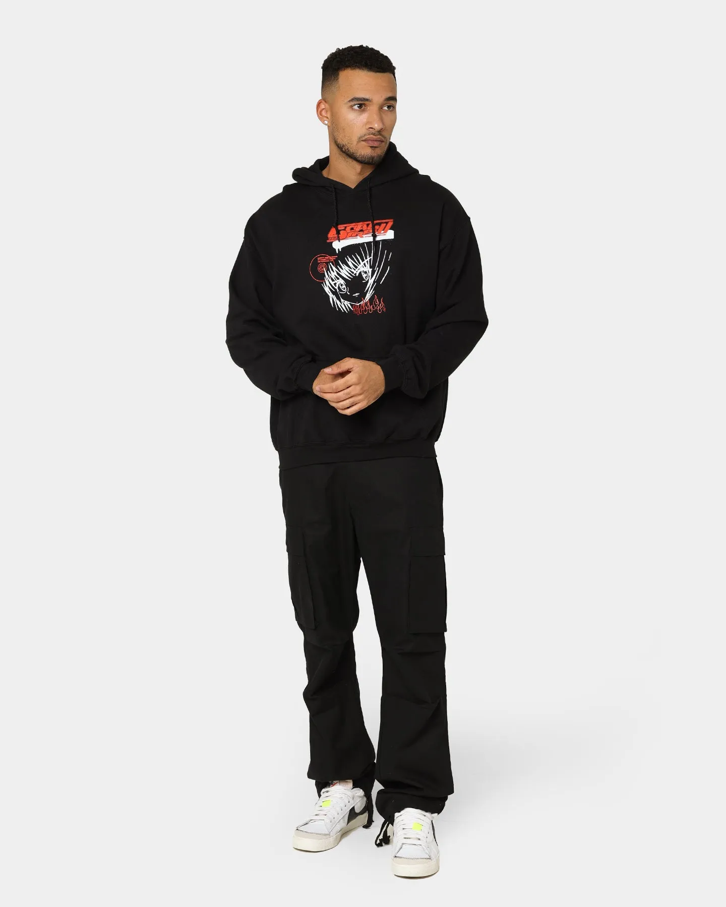 Goat Crew Sweat à capuche Sapporo Noir