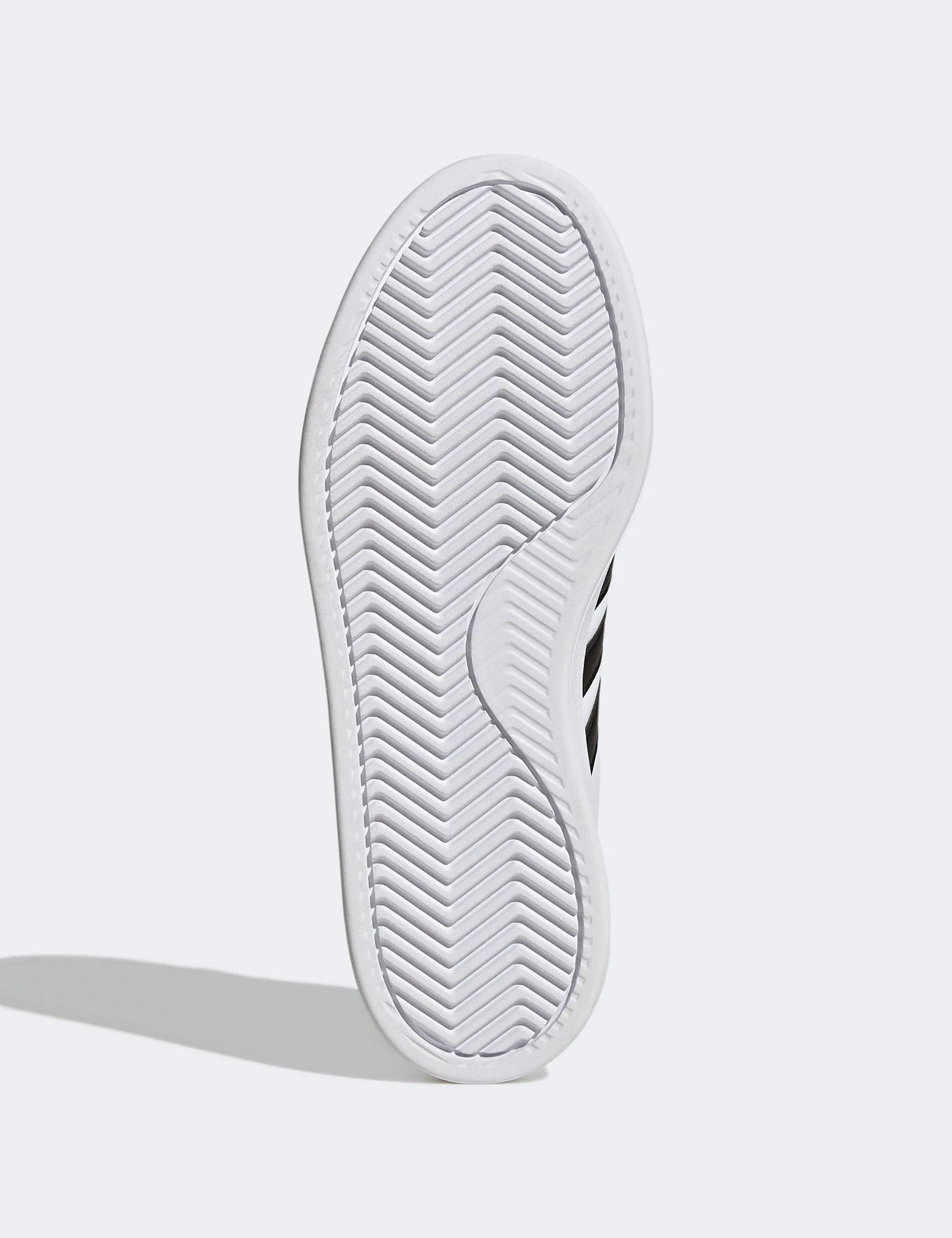 Grand Court Cloudfoam Chaussures de Style de Vie Confortables pour la Cour - Blanc Nuage/Noir de Base