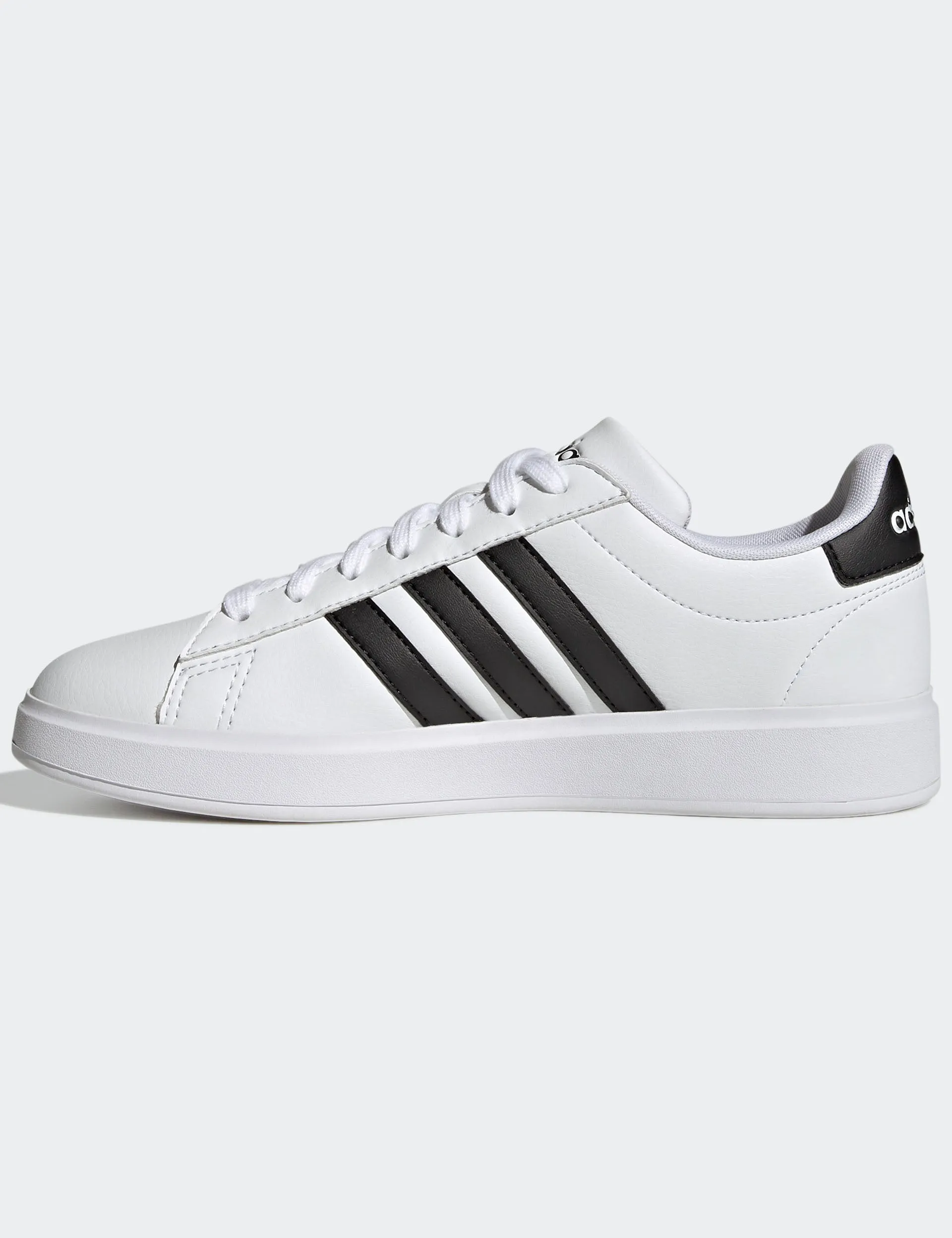 Grand Court Cloudfoam Chaussures de Style de Vie Confortables pour la Cour - Blanc Nuage/Noir de Base