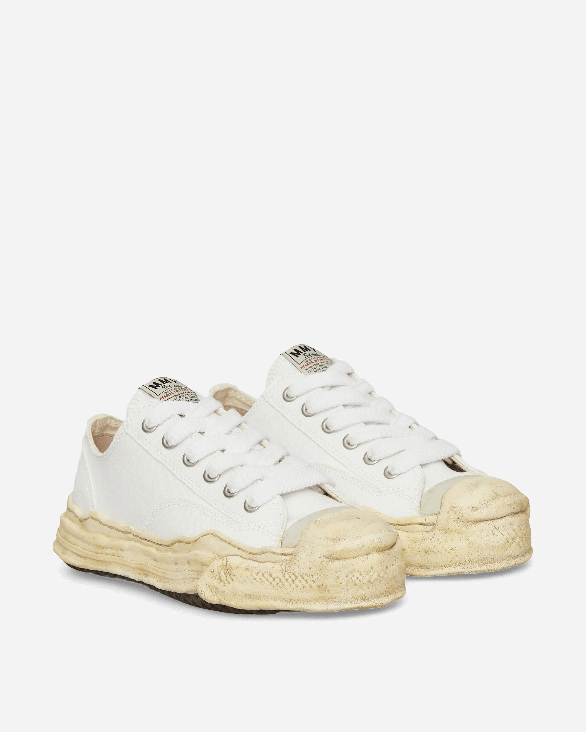 Hank OG Chaussures basses en toile à semelle teintée blanc